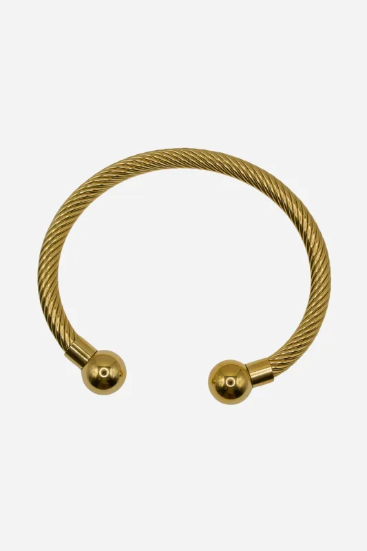18K Zoe Statement Cuff Bracelet made by Maude