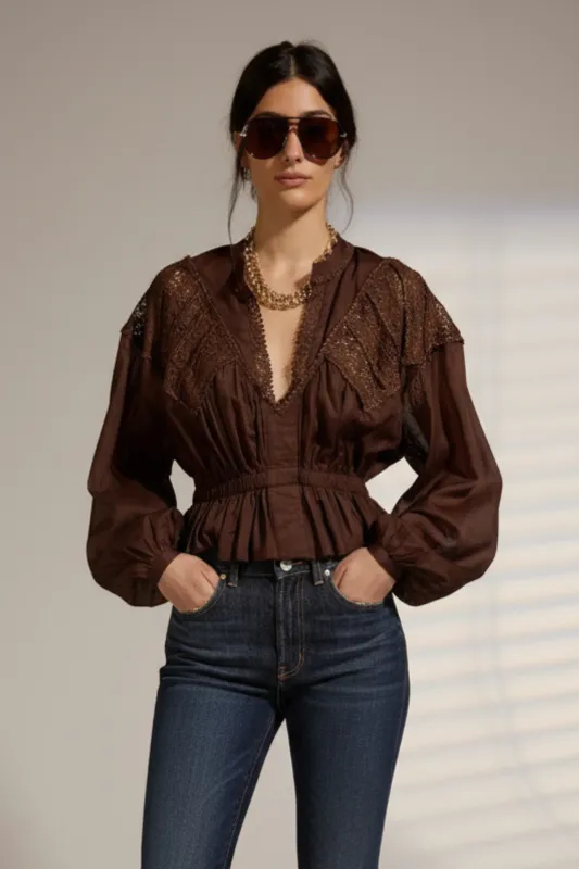 Bangles Lace Blouse made by Dèluc