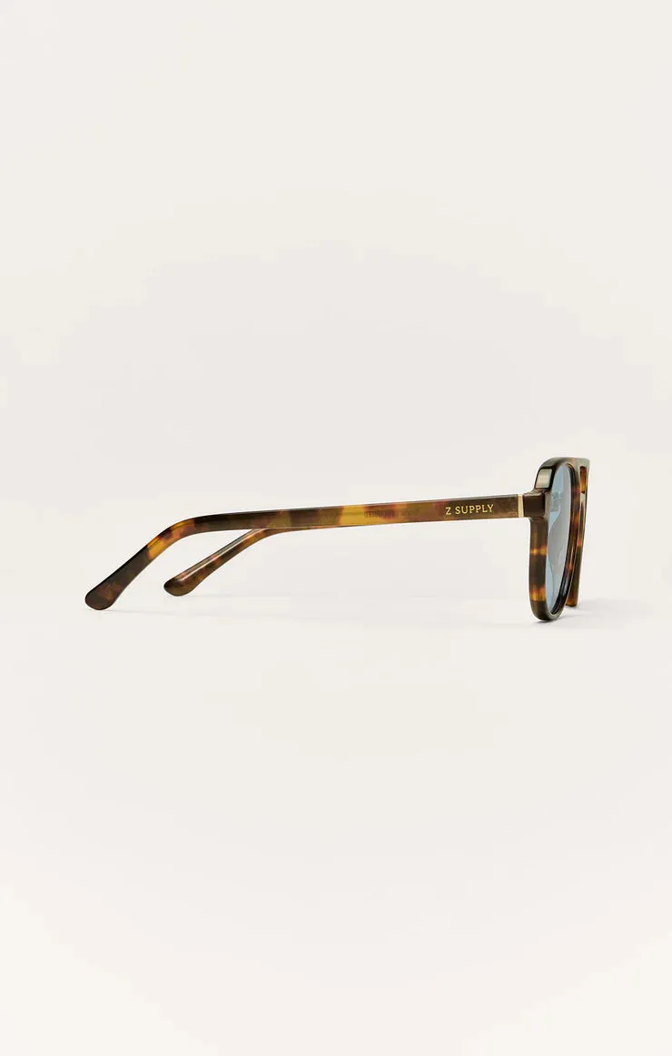 Z Supply - Tourist Sunglasses - Tort Blue sold by Maude product image thumbnail 4