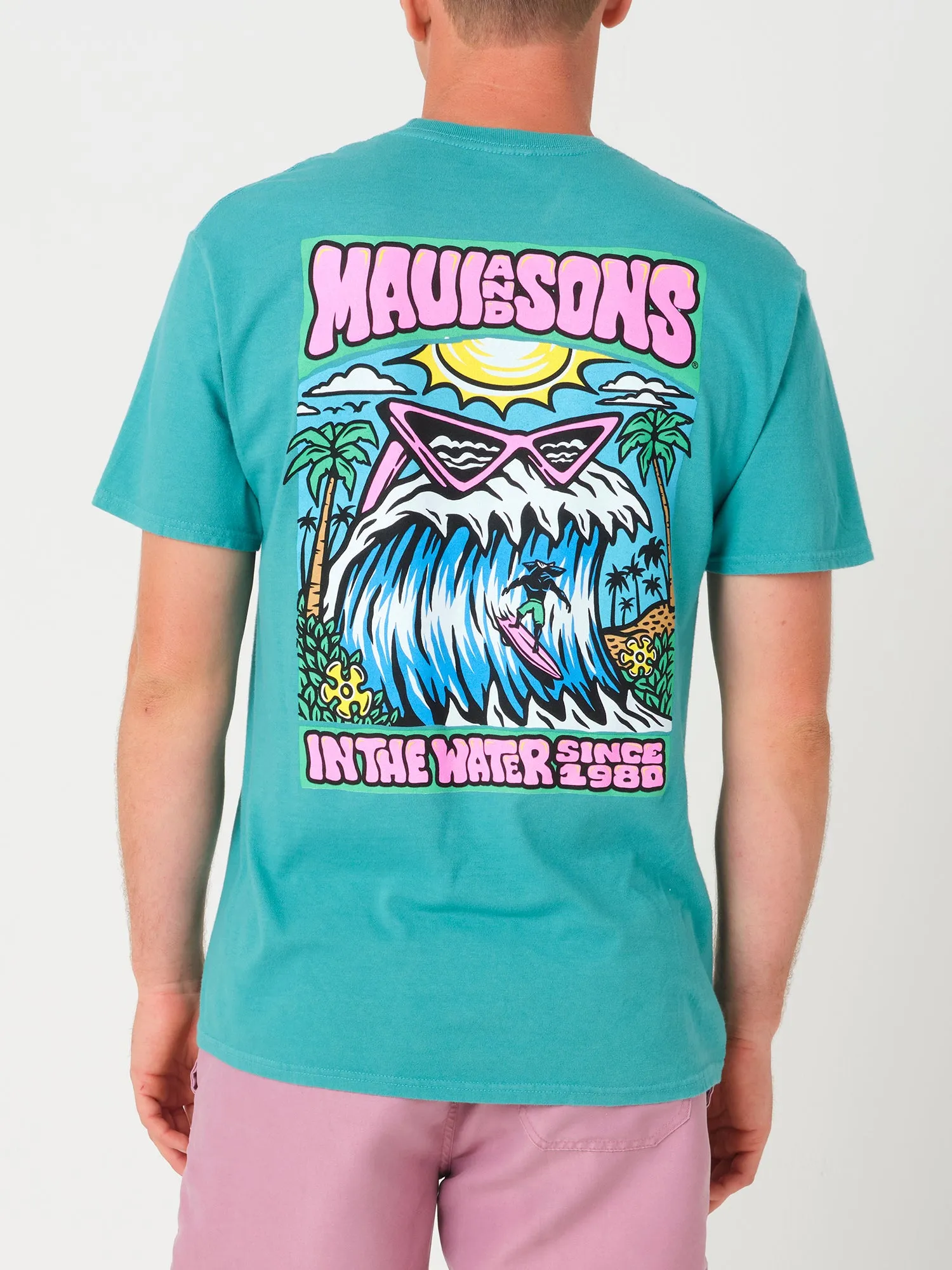 Jaws T-Shirt in Peacock sold by Maui and Sons product image thumbnail 2