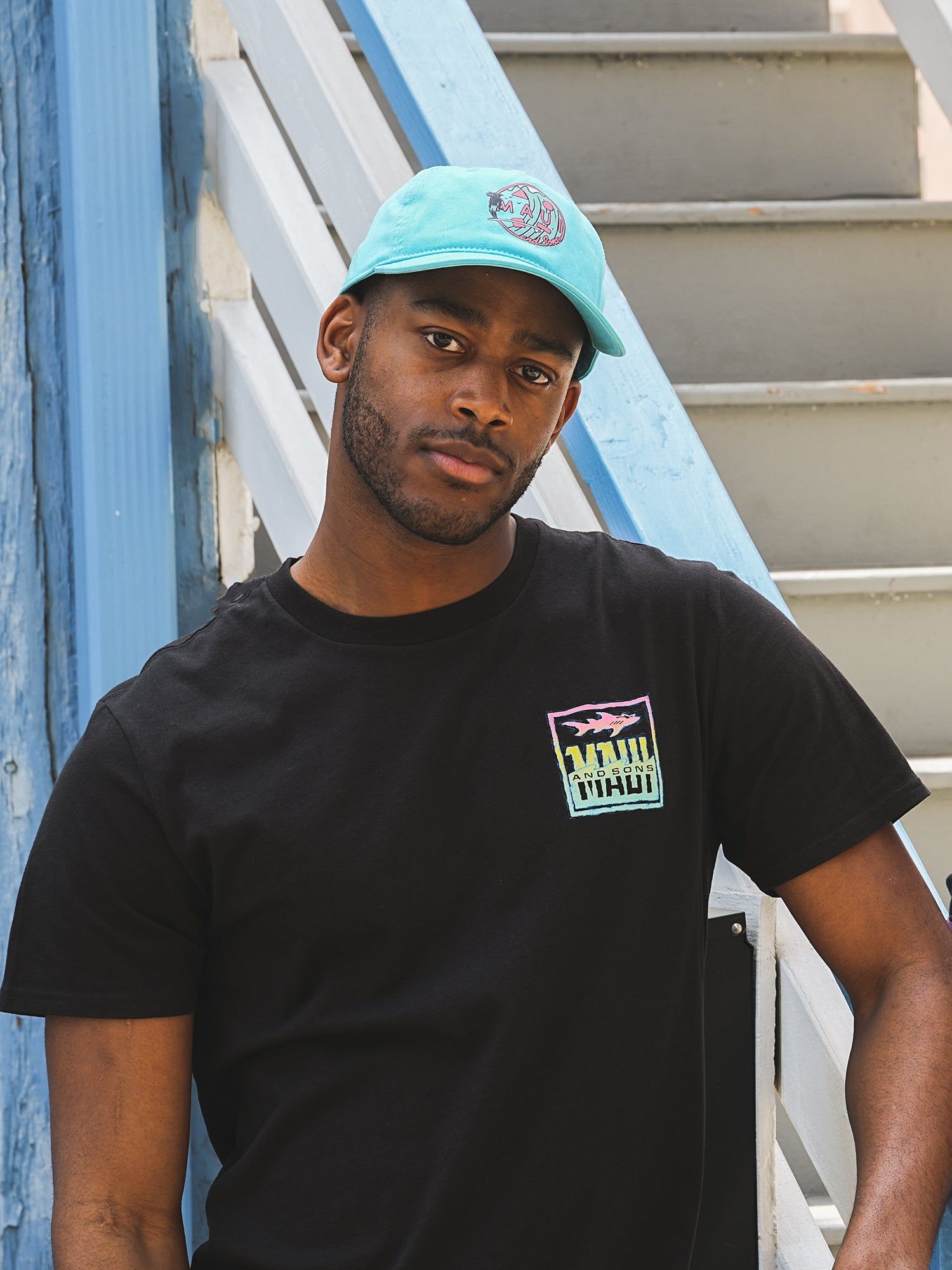 Shark Out of Water T-Shirt in Phantom sold by Maui and Sons product image thumbnail 5