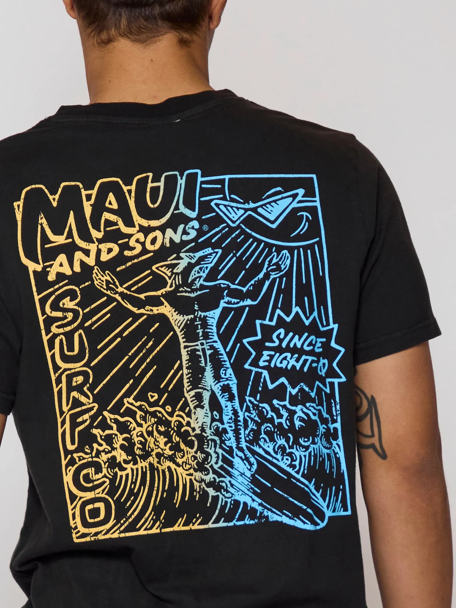 Sun & Surf T-Shirt in Black sold by Maui and Sons product image thumbnail 3
