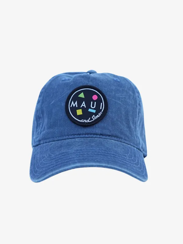 FREE GIFT | Cookie Logo Baseball Cap in Indigo sold by Maui and Sons
