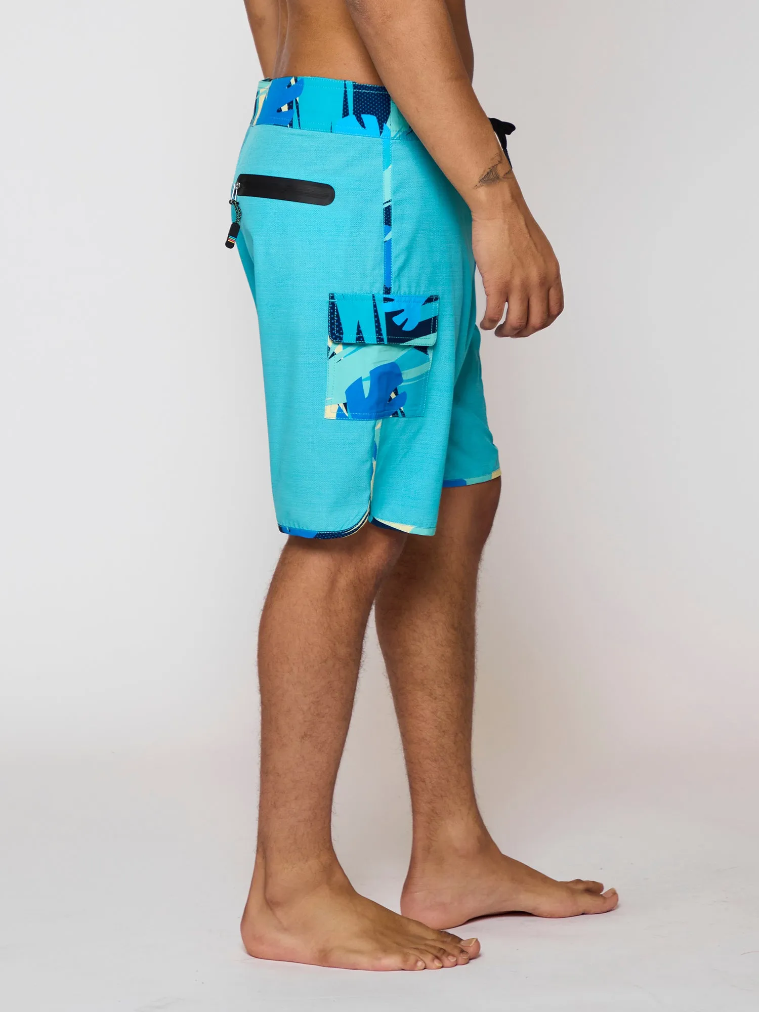 Thrashed Boardshorts in Pool sold by Maui and Sons product image thumbnail 3
