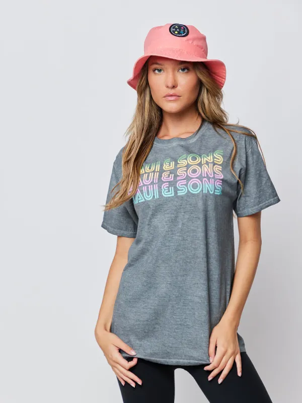 Rainbow Scroll Womens T-shirt sold by Maui and Sons