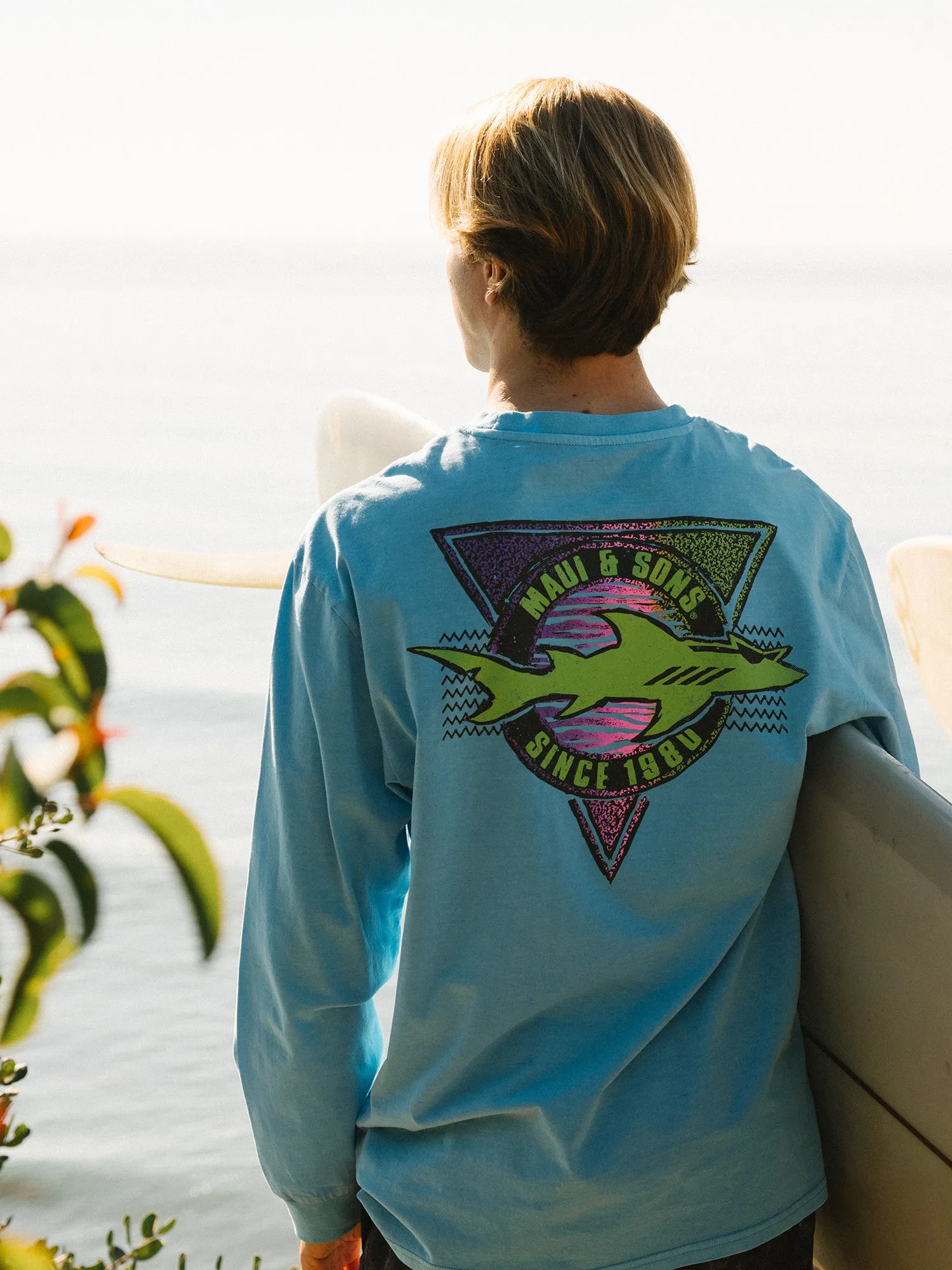 Out Angled Long Sleeve sold by Maui and Sons