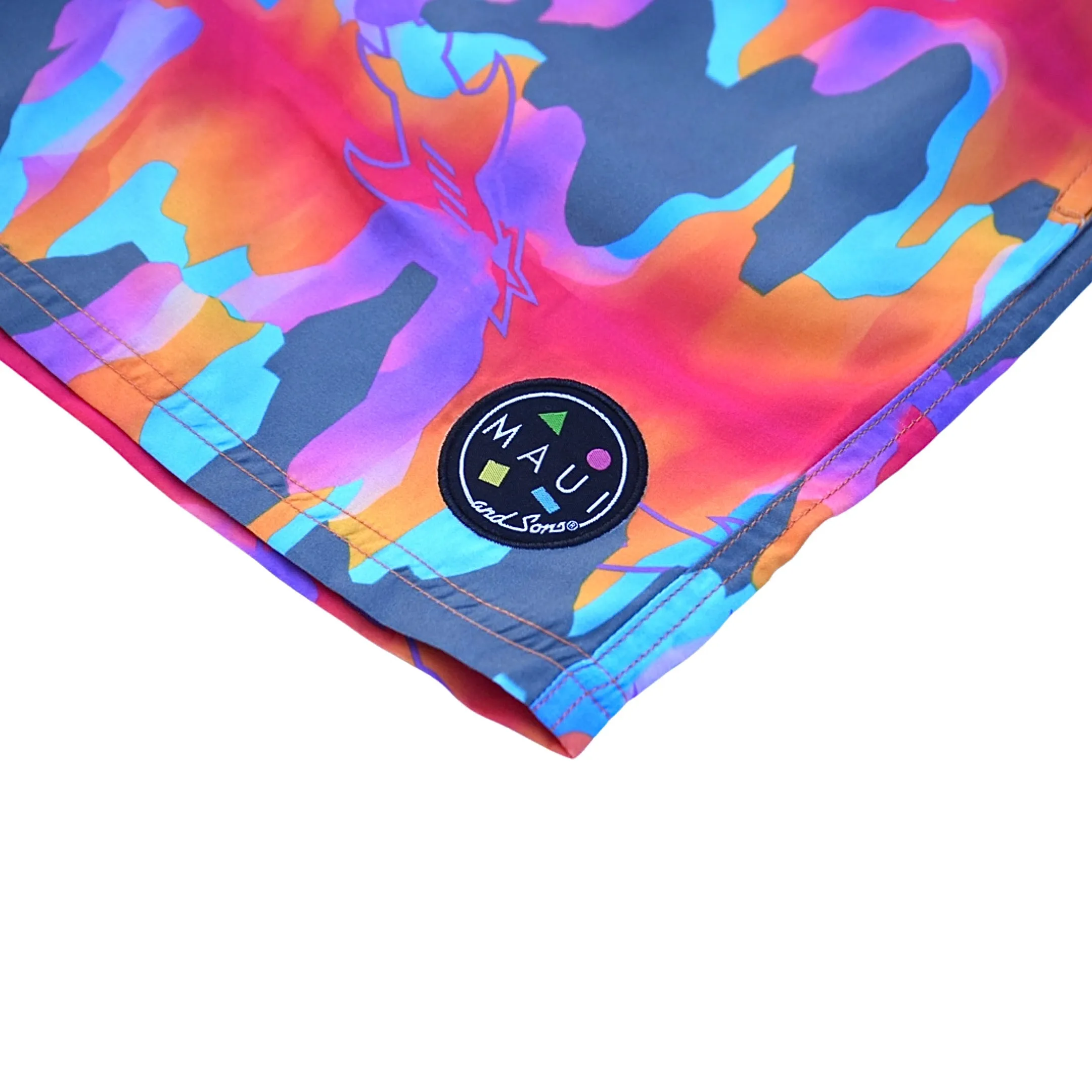 Volcanic Eruption Pool Shorts in Black sold by Maui and Sons product image thumbnail 5