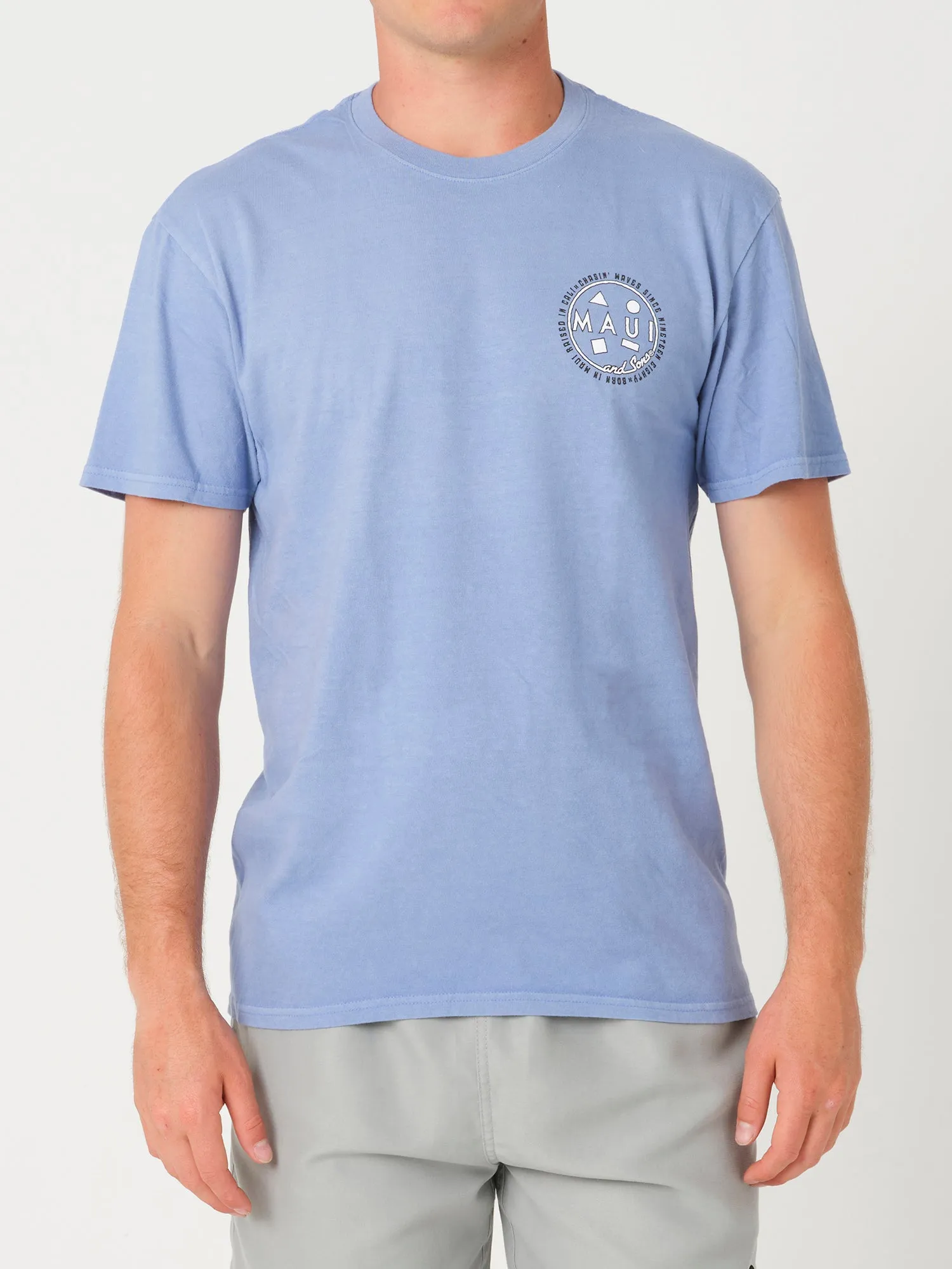 Chaser T-Shirt in Faded Denim sold by Maui and Sons product image thumbnail 2