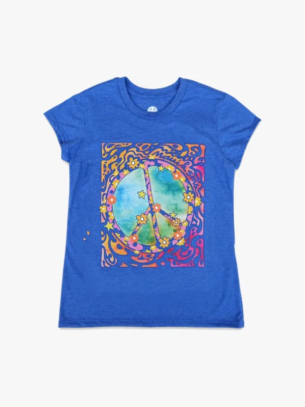 Girls Peace Place T-Shirt sold by Maui and Sons