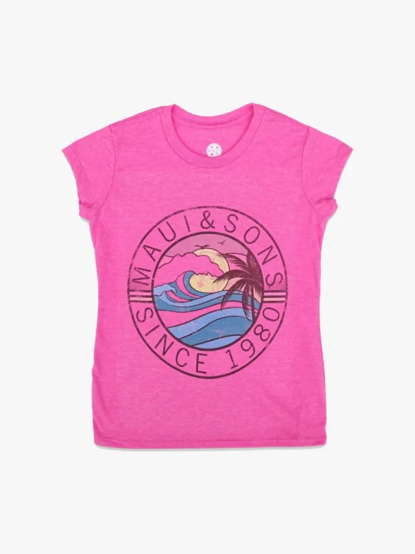 Girls Wave T-Shirt sold by Maui and Sons