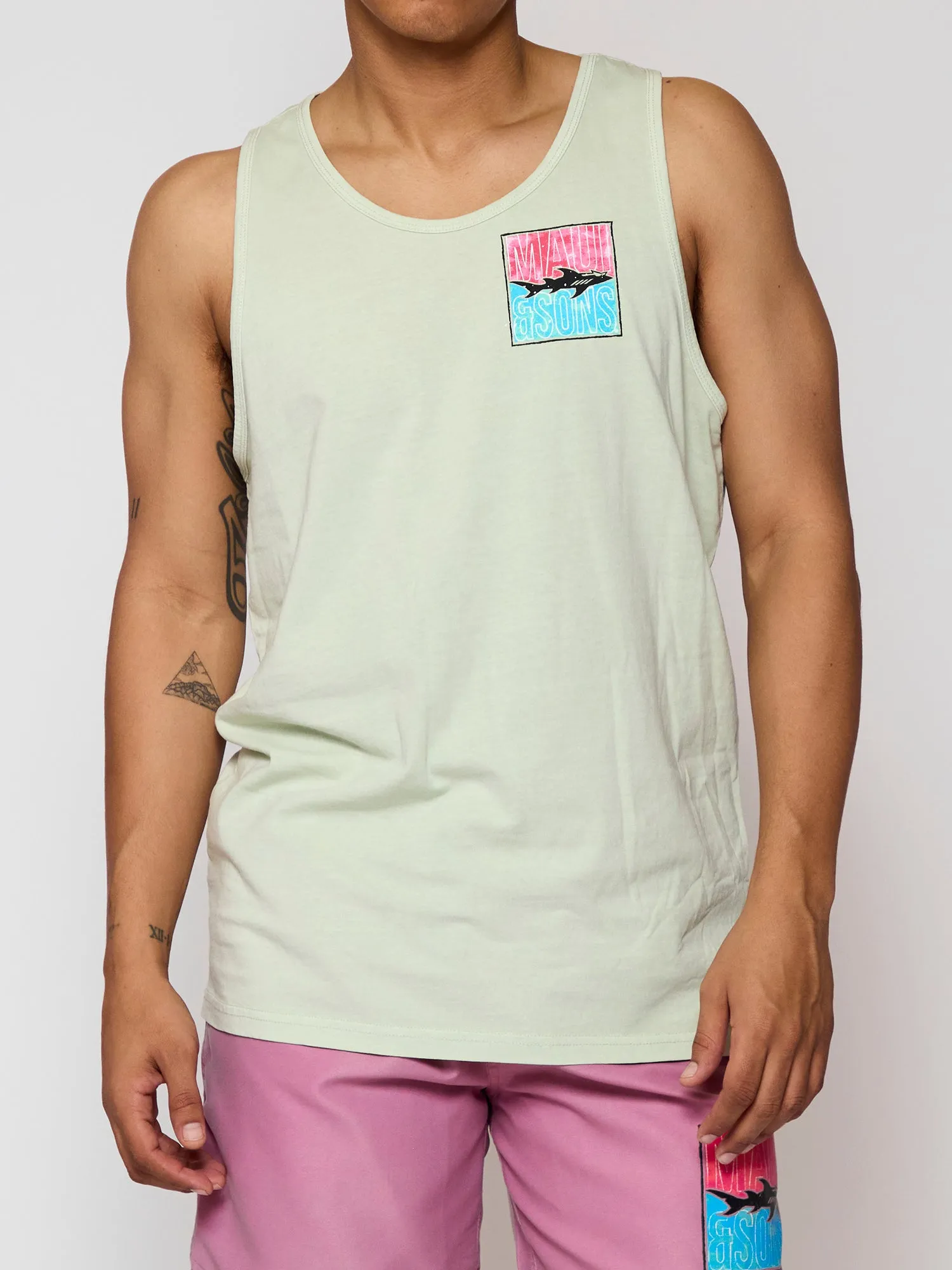 Fifty Fifty Tank Top sold by Maui and Sons