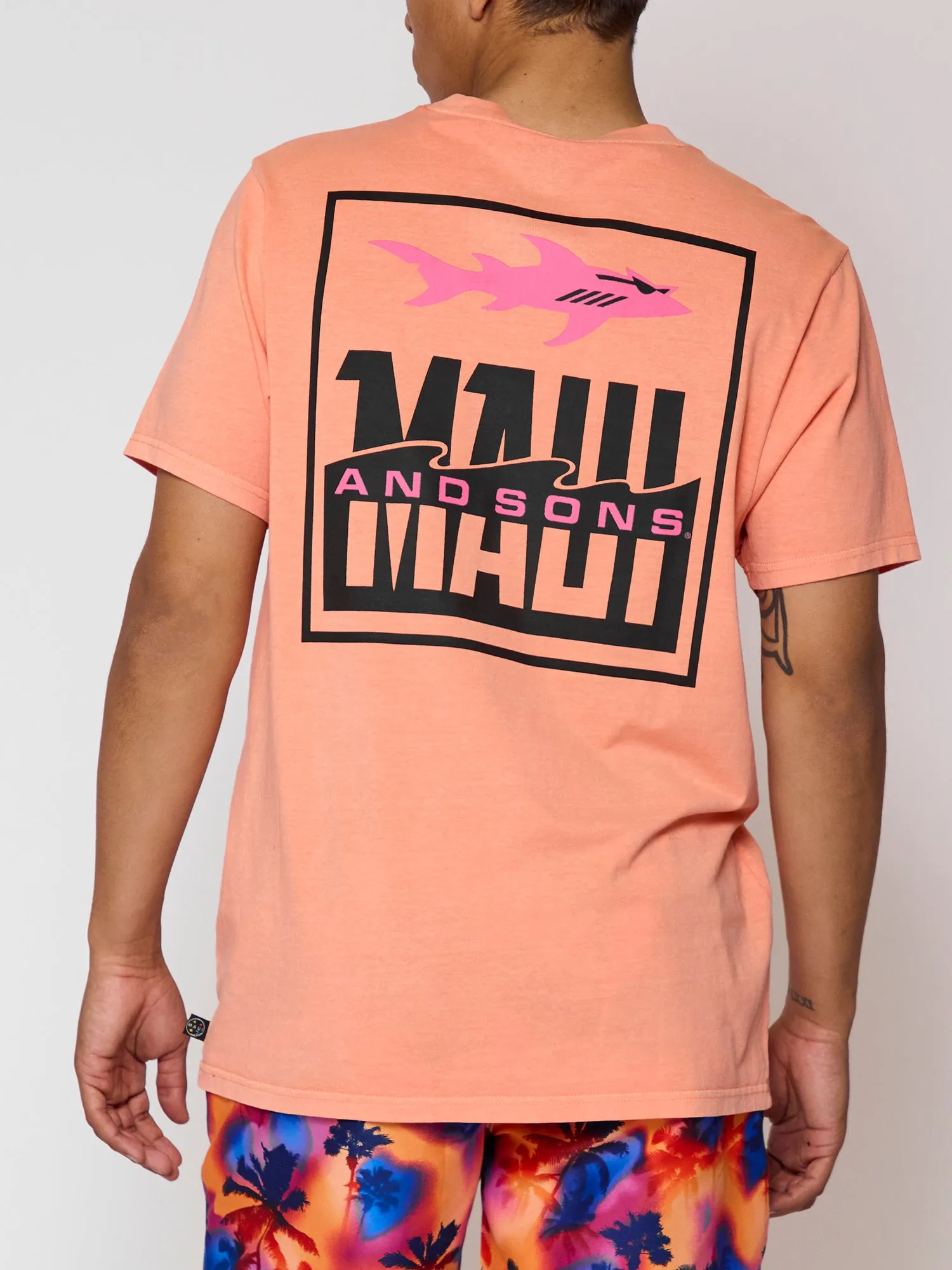 Fish Out Of Water T-Shirt in Tangerine sold by Maui and Sons product image thumbnail 2