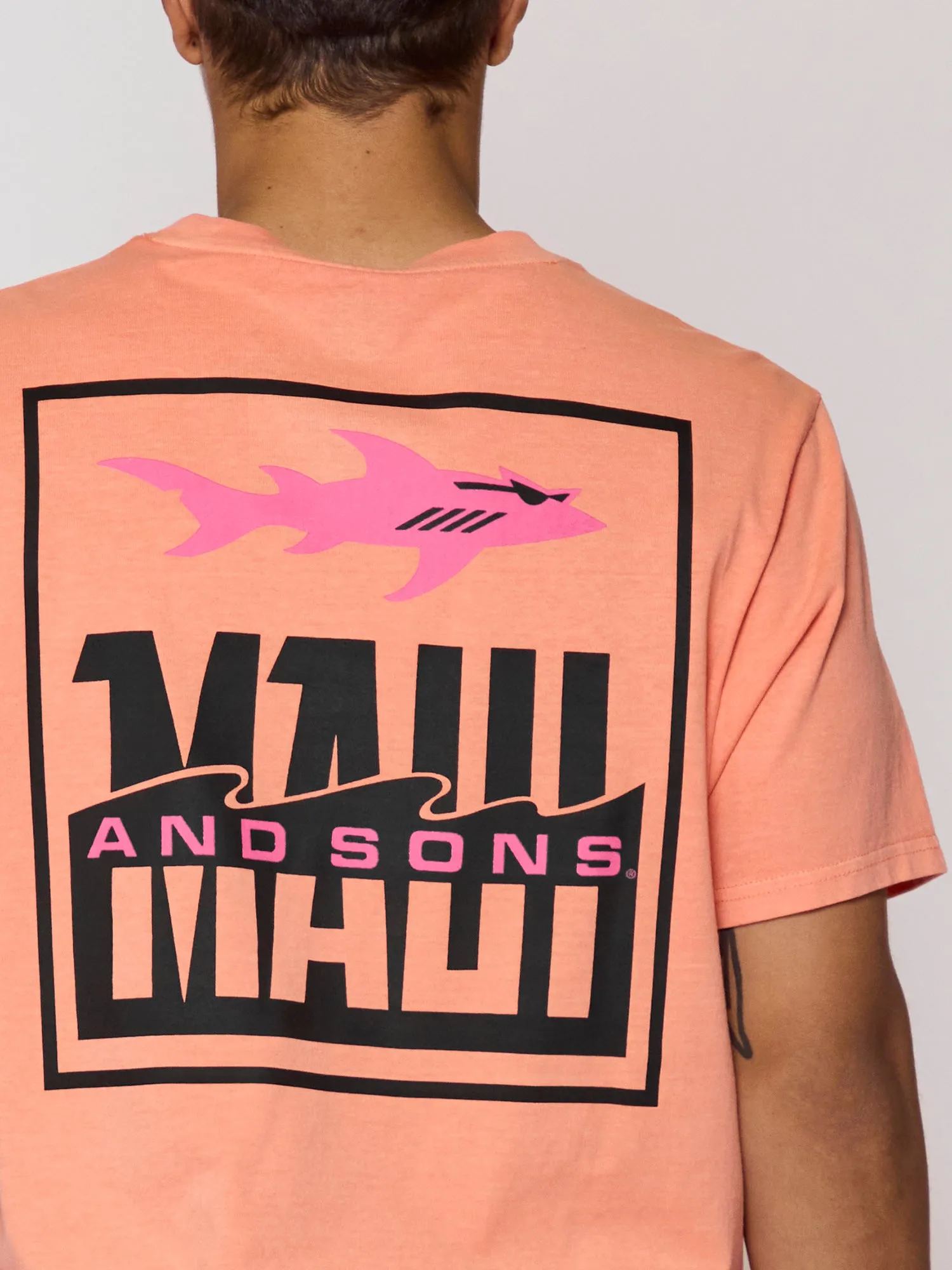 Fish Out Of Water T-Shirt in Tangerine sold by Maui and Sons product image thumbnail 4