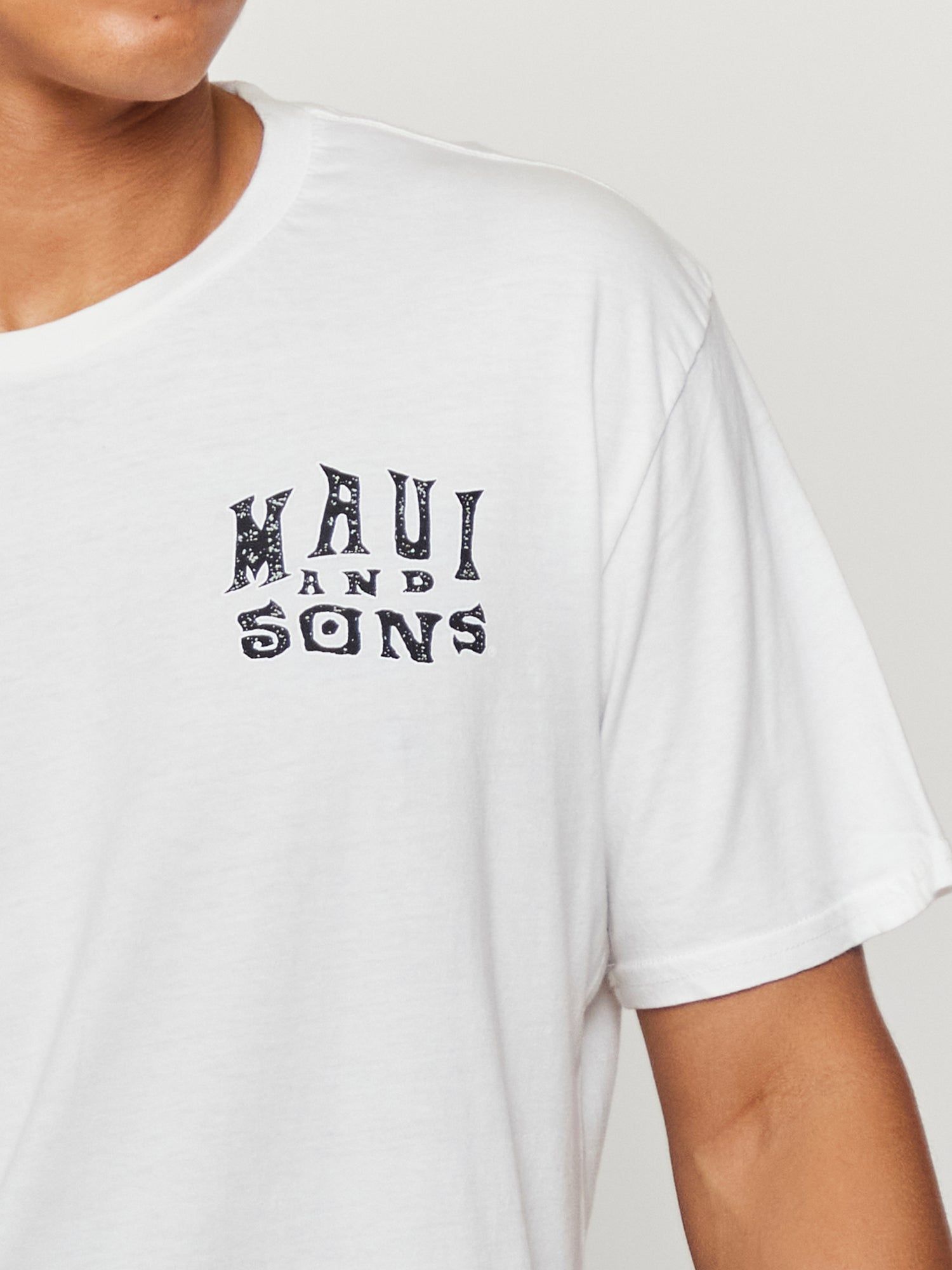 Sharks of Life T-Shirt in Blanc sold by Maui and Sons product image thumbnail 4