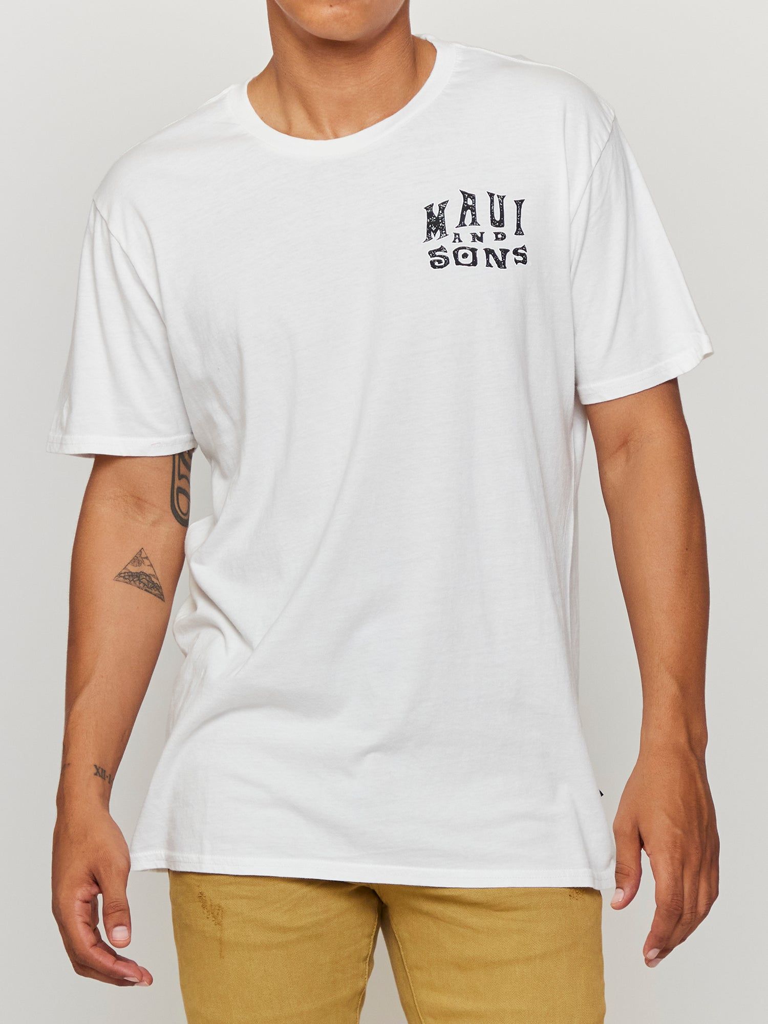 Sharks of Life T-Shirt in Blanc sold by Maui and Sons product image thumbnail 2