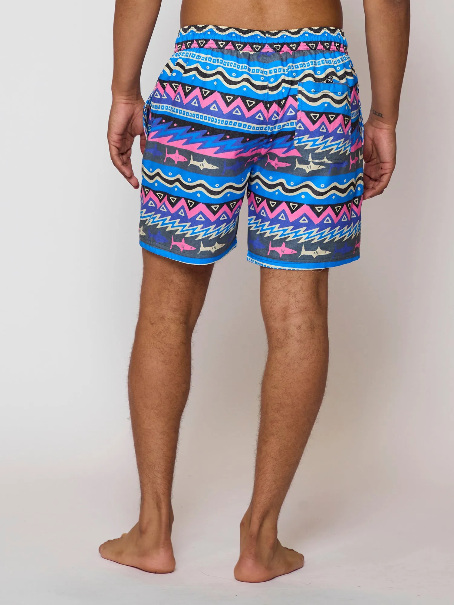 Stoker Pool Shorts in Blue sold by Maui and Sons product image thumbnail 5