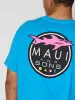 Shark Logo T-Shirt in Blue sold by Maui and Sons