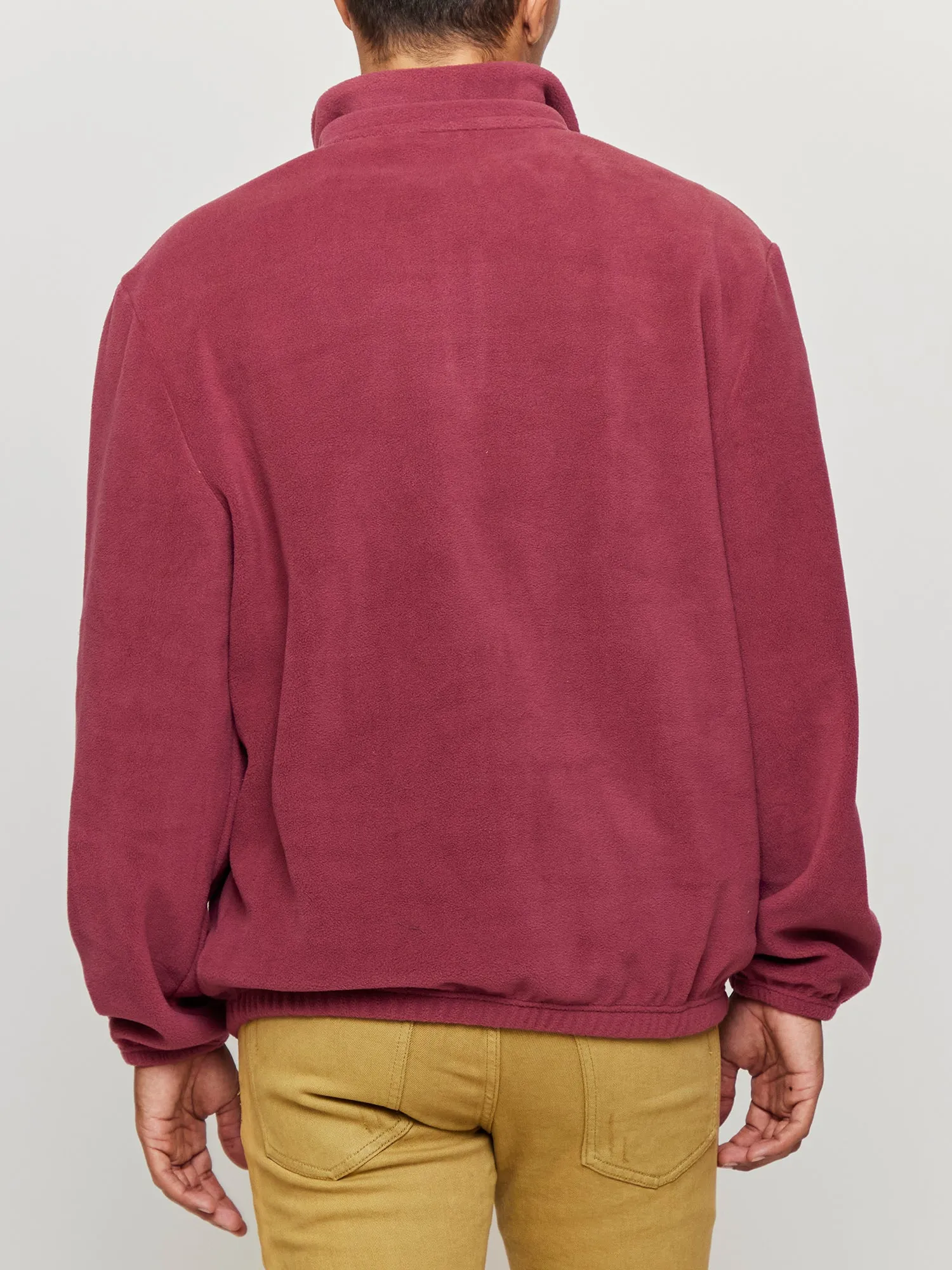 Layover Polar Fleece in Dark Rose sold by Maui and Sons product image thumbnail 3