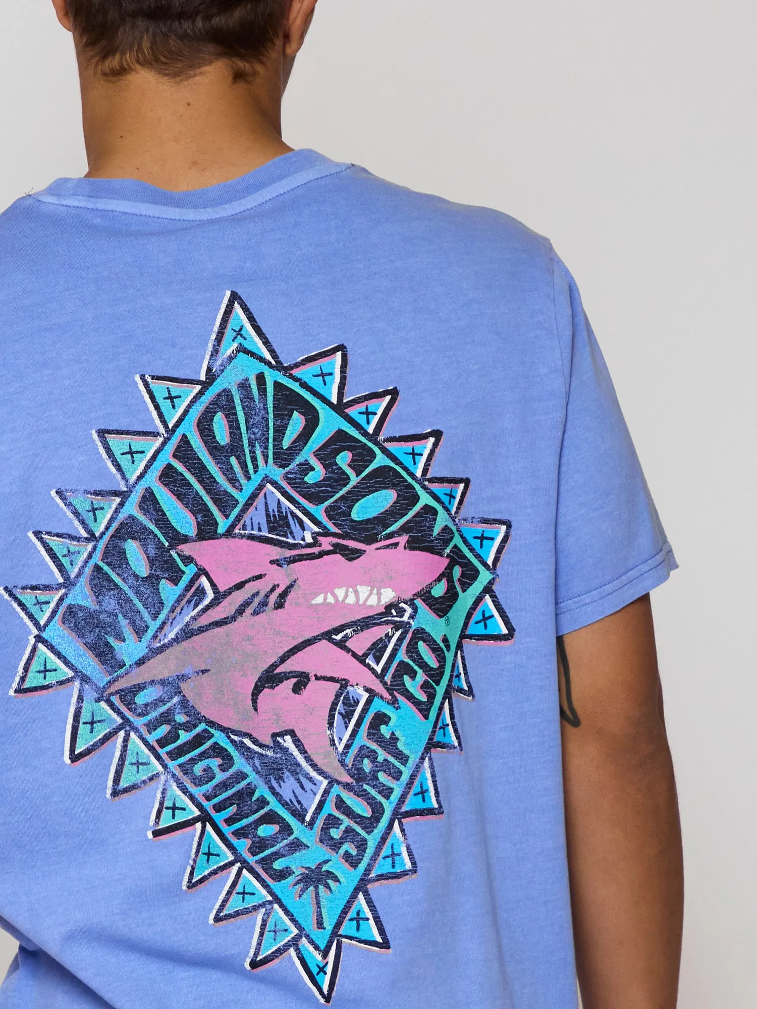 Back to Back Unisex T-Shirt in Hydrangea sold by Maui and Sons product image thumbnail 4