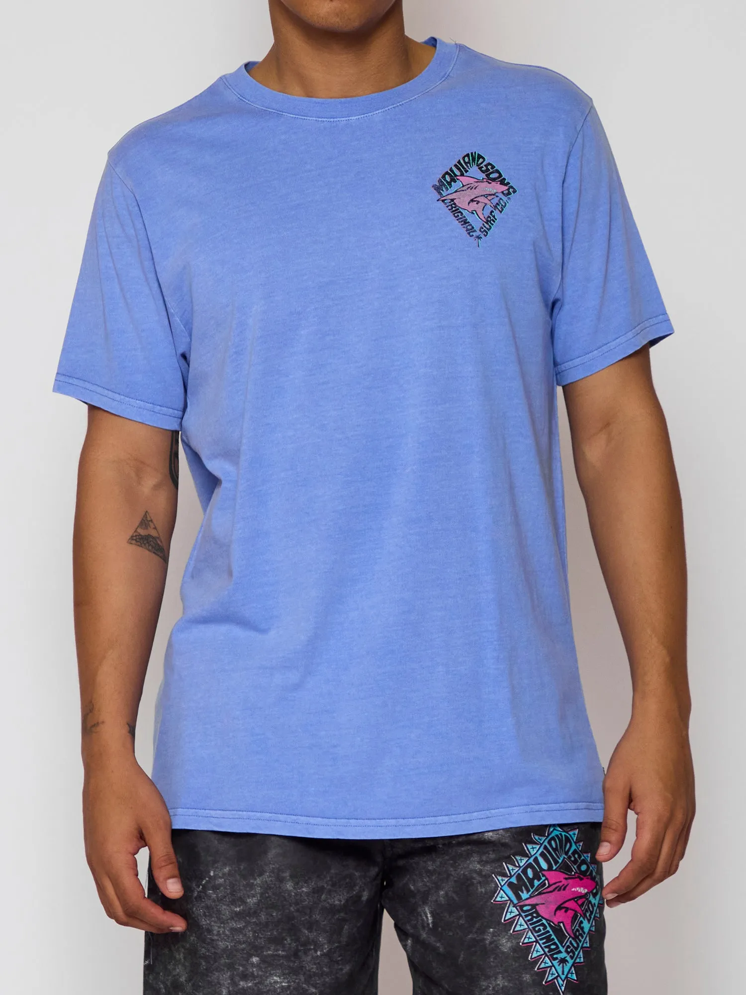 Back to Back Unisex T-Shirt in Hydrangea sold by Maui and Sons