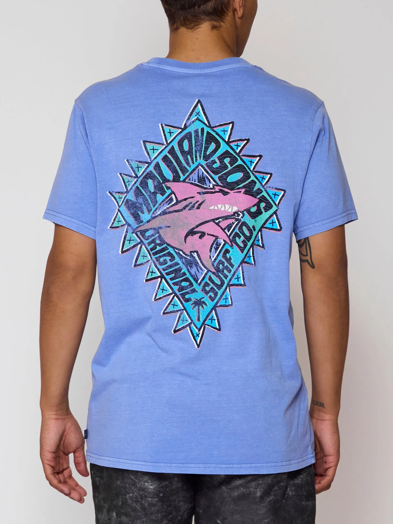 Back to Back Unisex T-Shirt in Hydrangea sold by Maui and Sons product image thumbnail 2