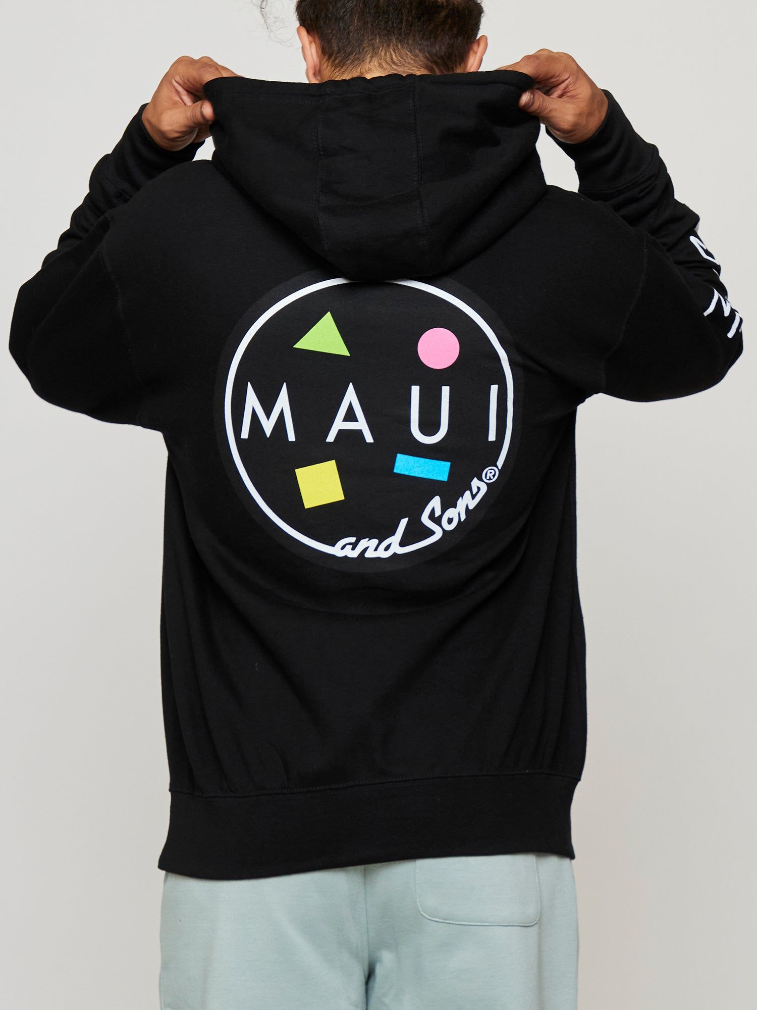 Cookie Logo Unisex Hoodie in Phantom sold by Maui and Sons product image thumbnail 2