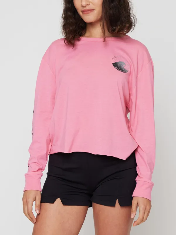 Set You Free Womens Long Sleeve in Coral sold by Maui and Sons