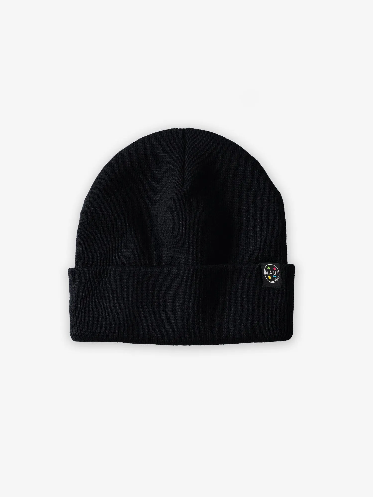 Maui Black Reversible Knit Beanie sold by Maui and Sons product image thumbnail 2
