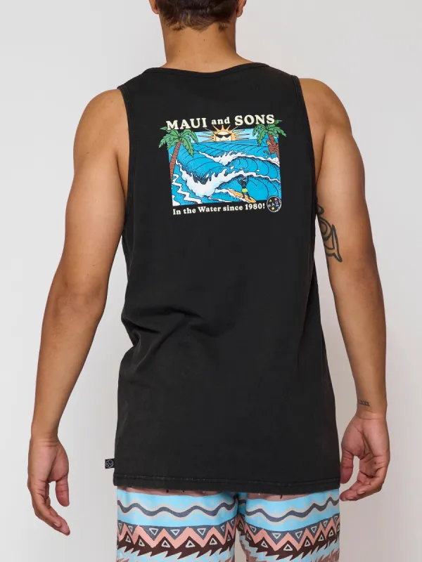 In The Water Tank Top sold by Maui and Sons