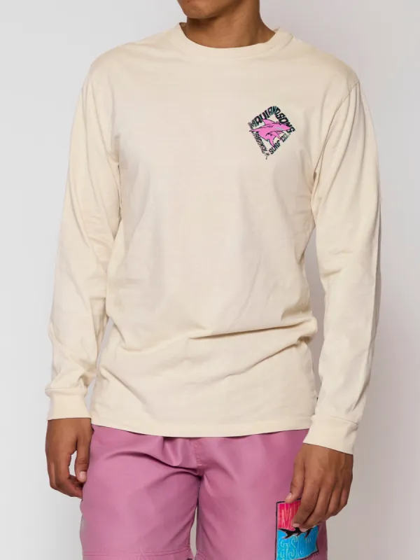 Back to Back Long Sleeve in Blanc sold by Maui and Sons