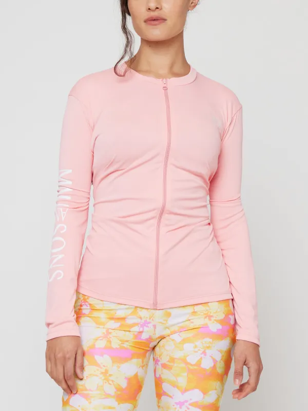 Womens Seaside Zip Front Long Sleeve Sun Shirt sold by Maui and Sons