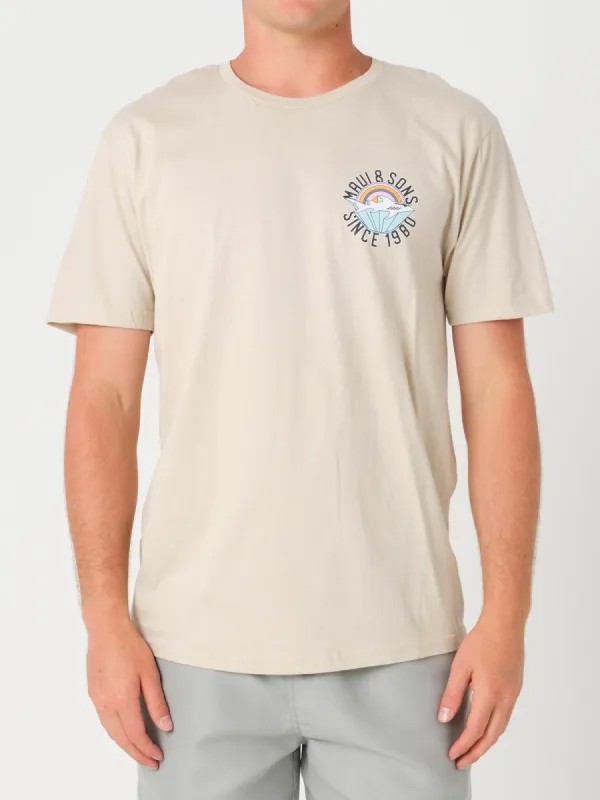 Beachbreak T-Shirt in Sand sold by Maui and Sons