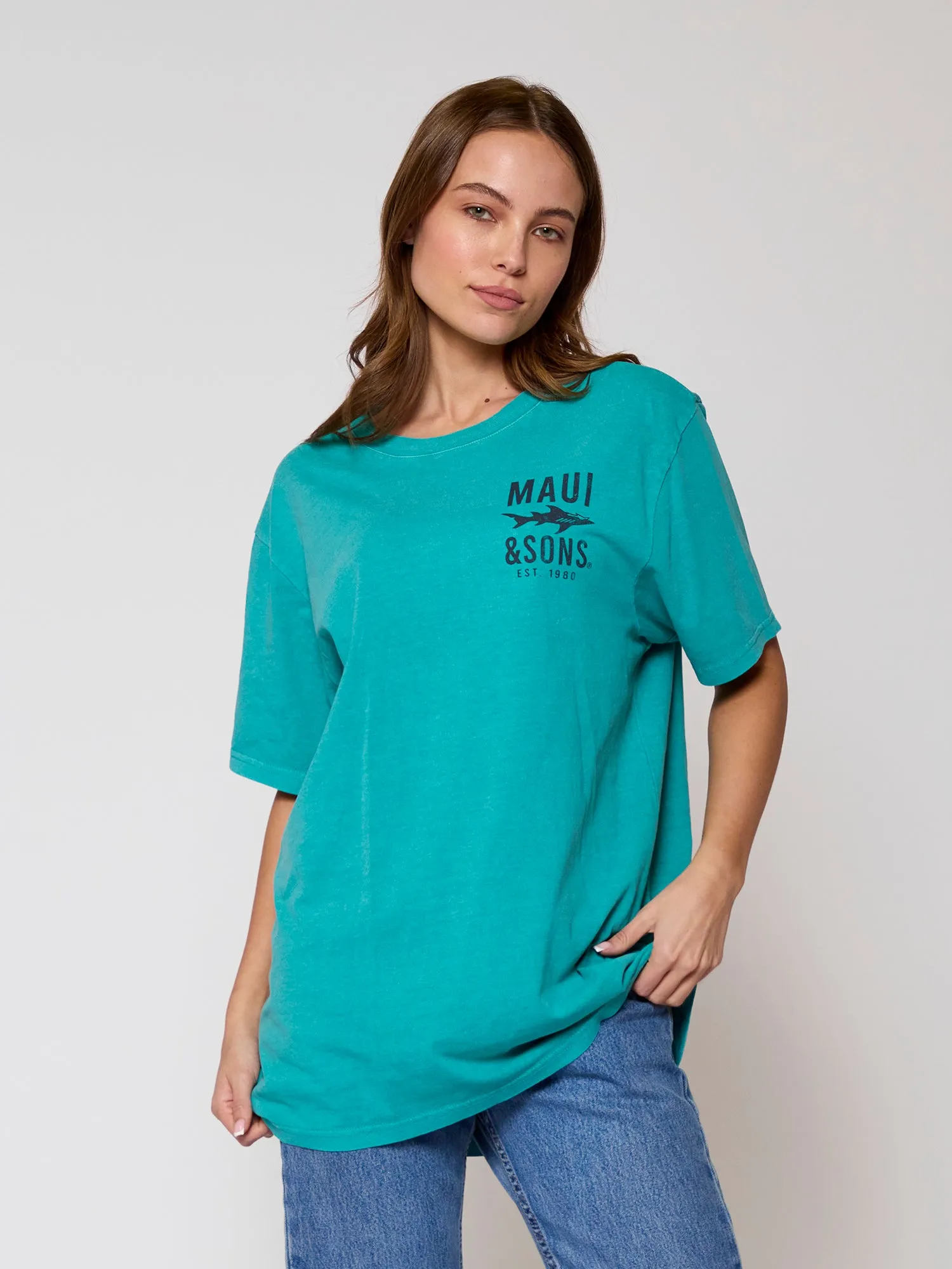 All Season Unisex T-Shirt in Capri sold by Maui and Sons product image thumbnail 2