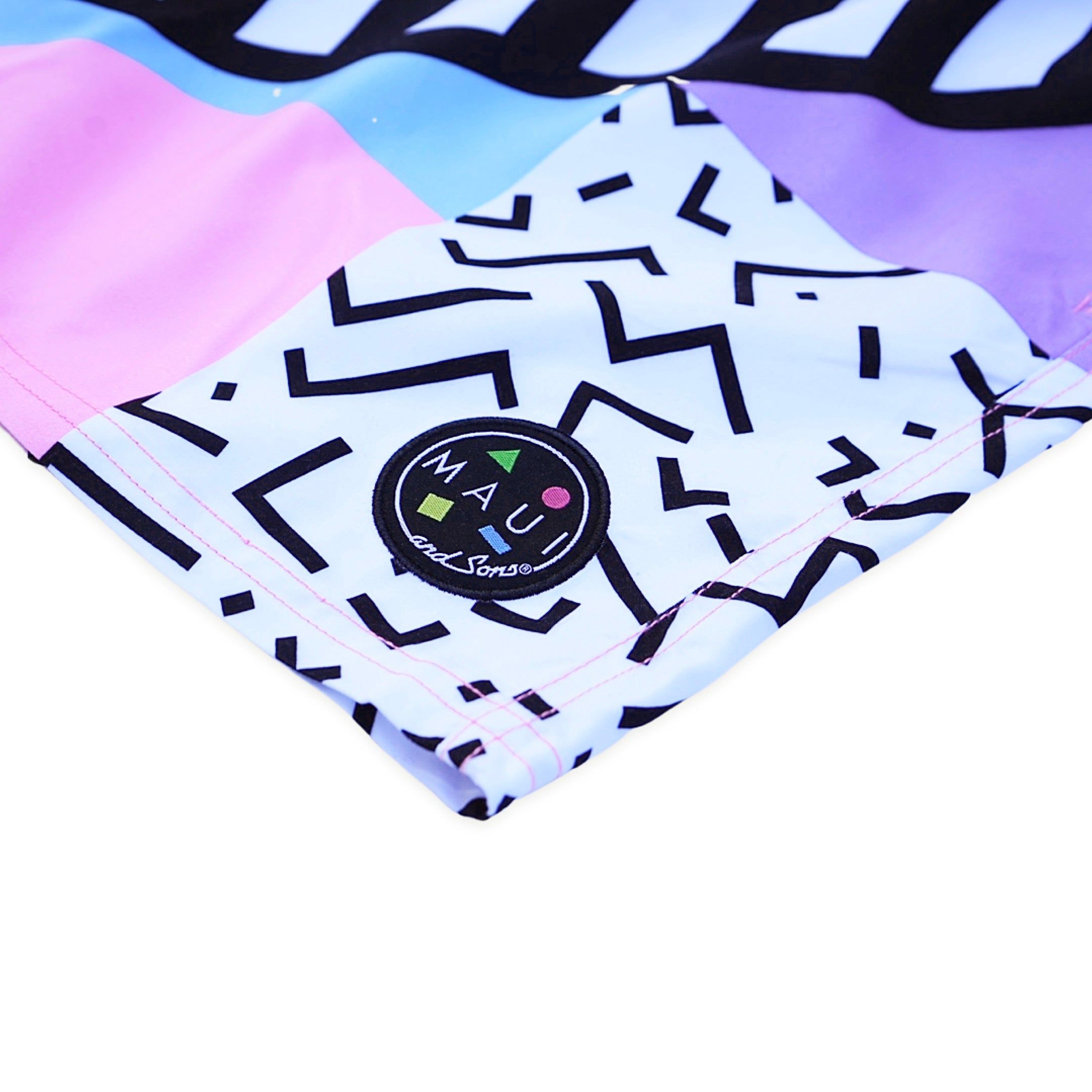 Biggie Pool Shorts in Purple sold by Maui and Sons product image thumbnail 4