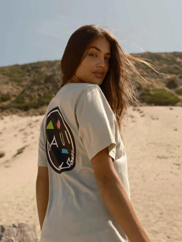 Cookie Logo Unisex T-Shirt in Surf Spray sold by Maui and Sons