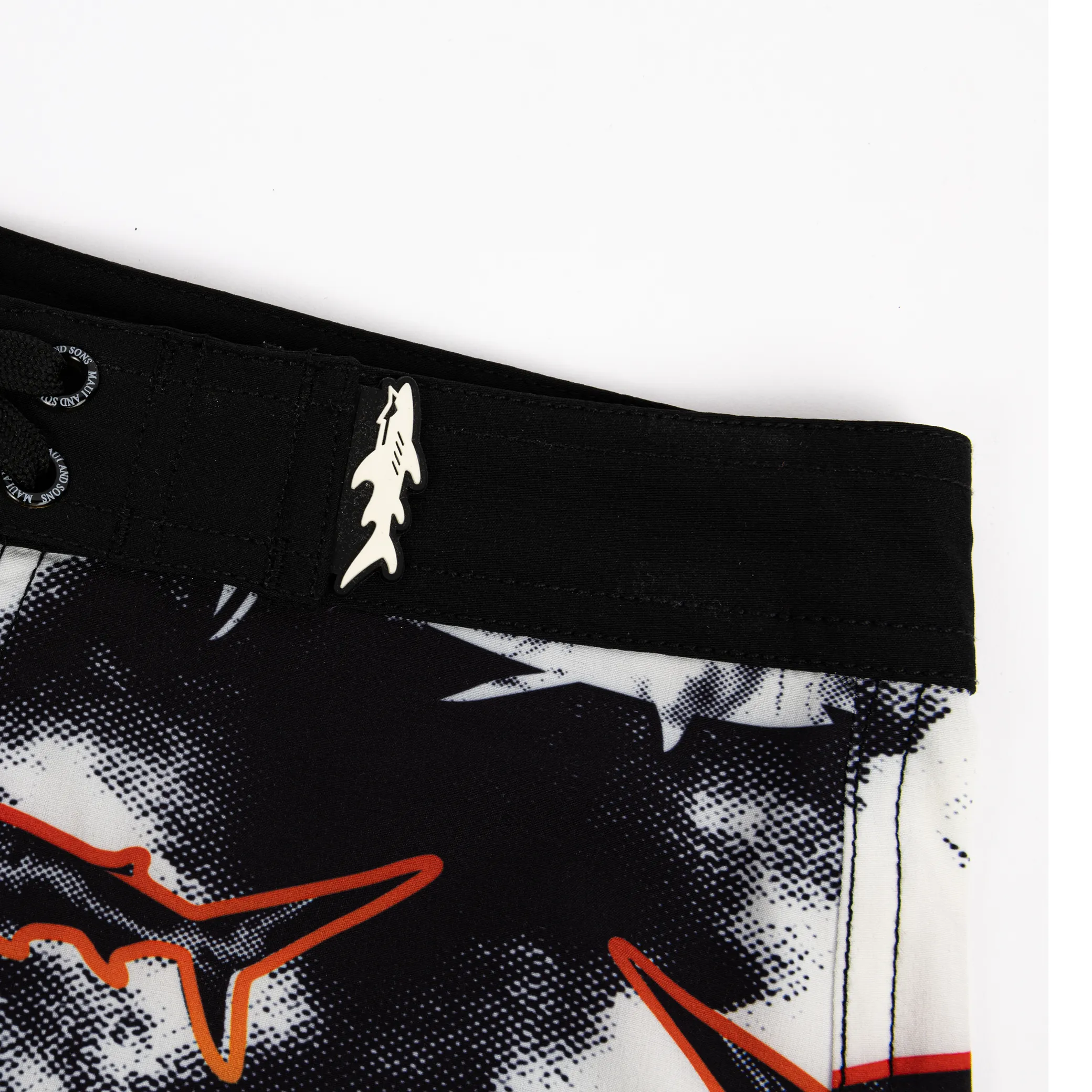 Boys Line Up Boardshorts in Black sold by Maui and Sons product image thumbnail 2