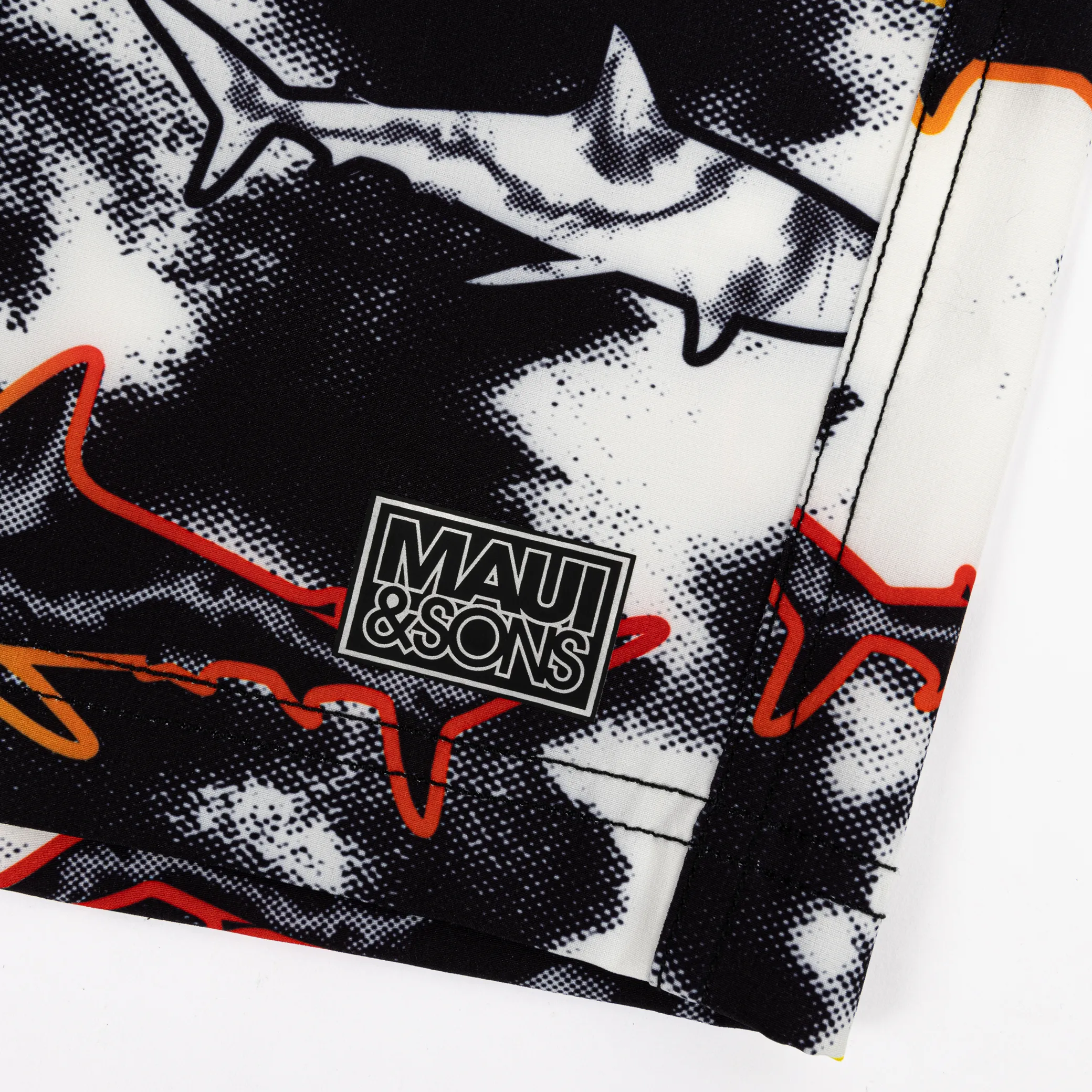 Boys Line Up Boardshorts in Black sold by Maui and Sons product image thumbnail 3