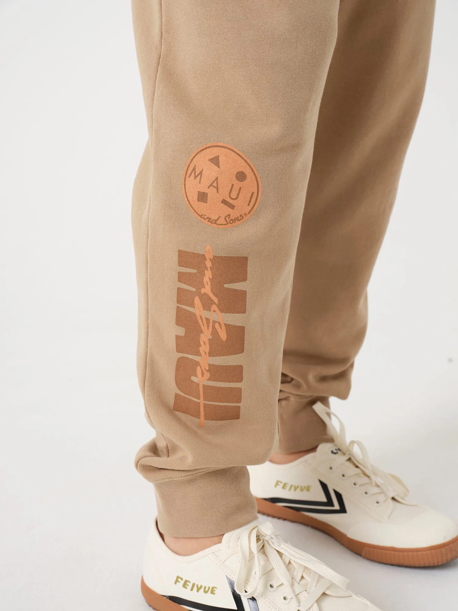 Original Sweatpant in Sand sold by Maui and Sons product image thumbnail 3
