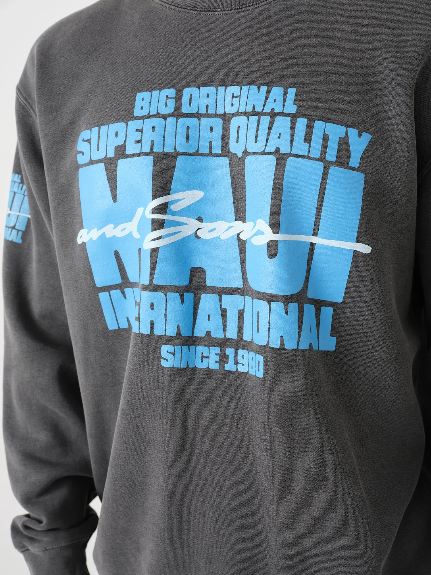 Original Crew Neck in Black sold by Maui and Sons product image thumbnail 3