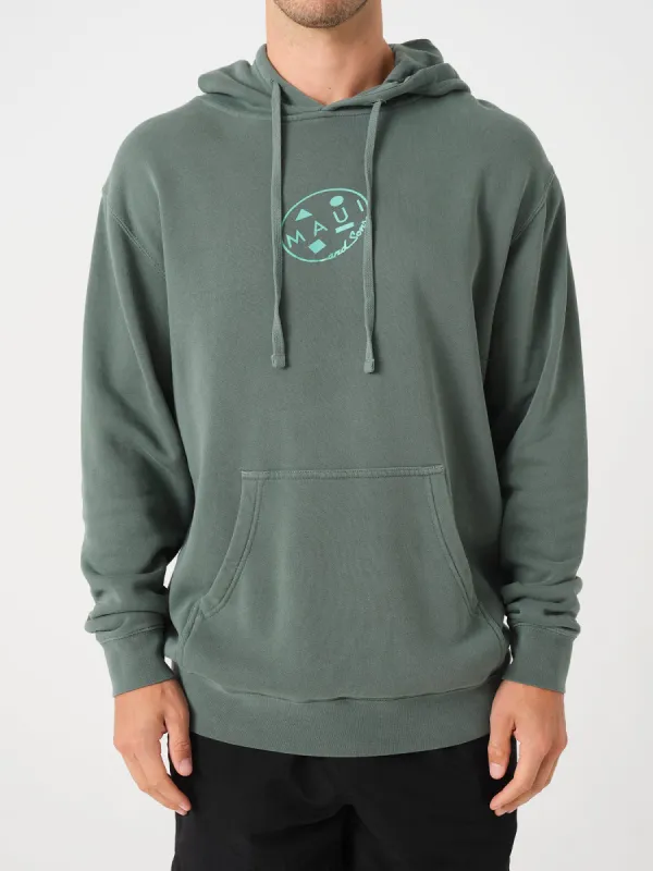 Retro Cookie Hoodie in Mint sold by Maui and Sons