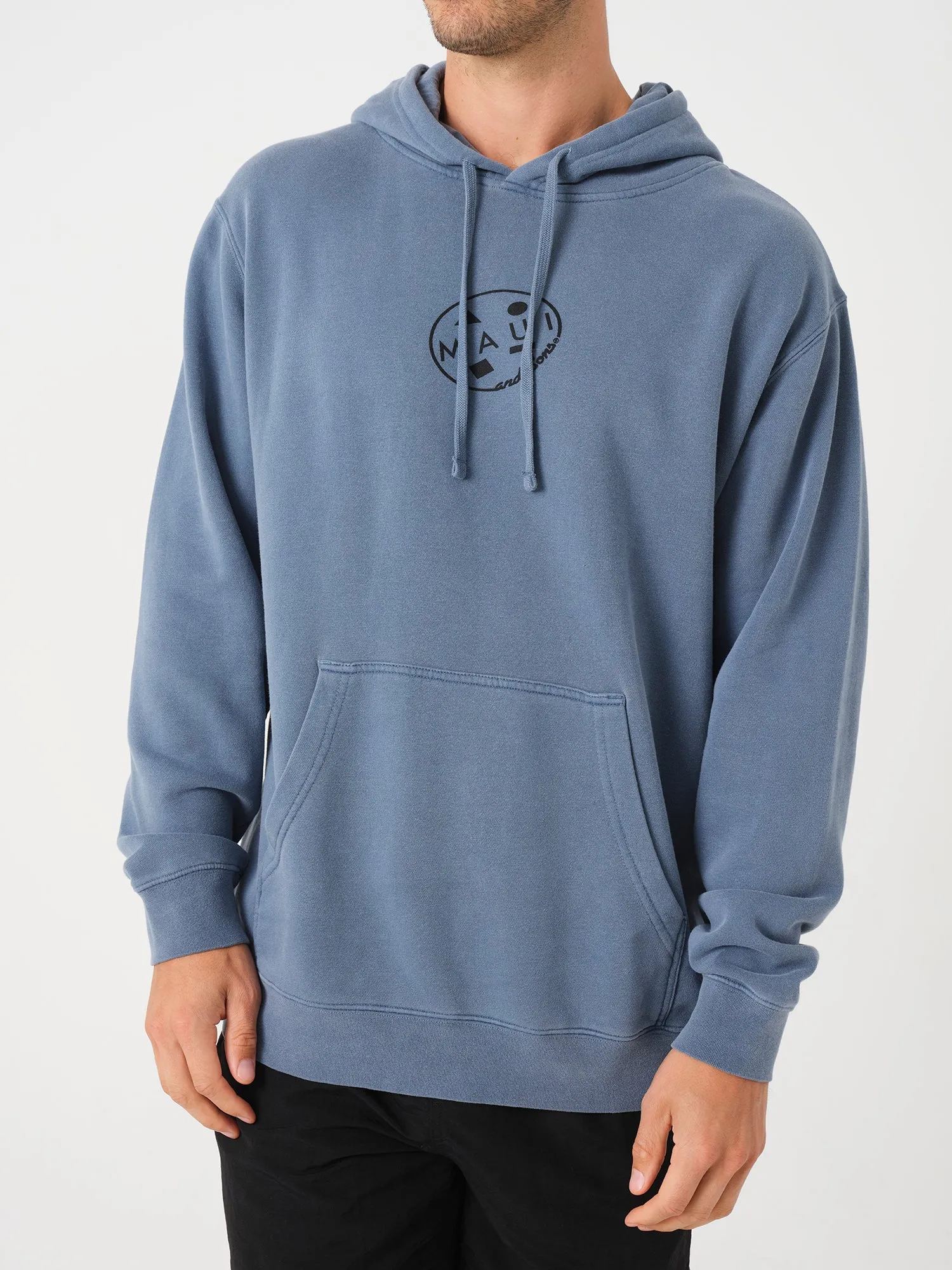 Retro Cookie Hoodie in Slate Blue sold by Maui and Sons