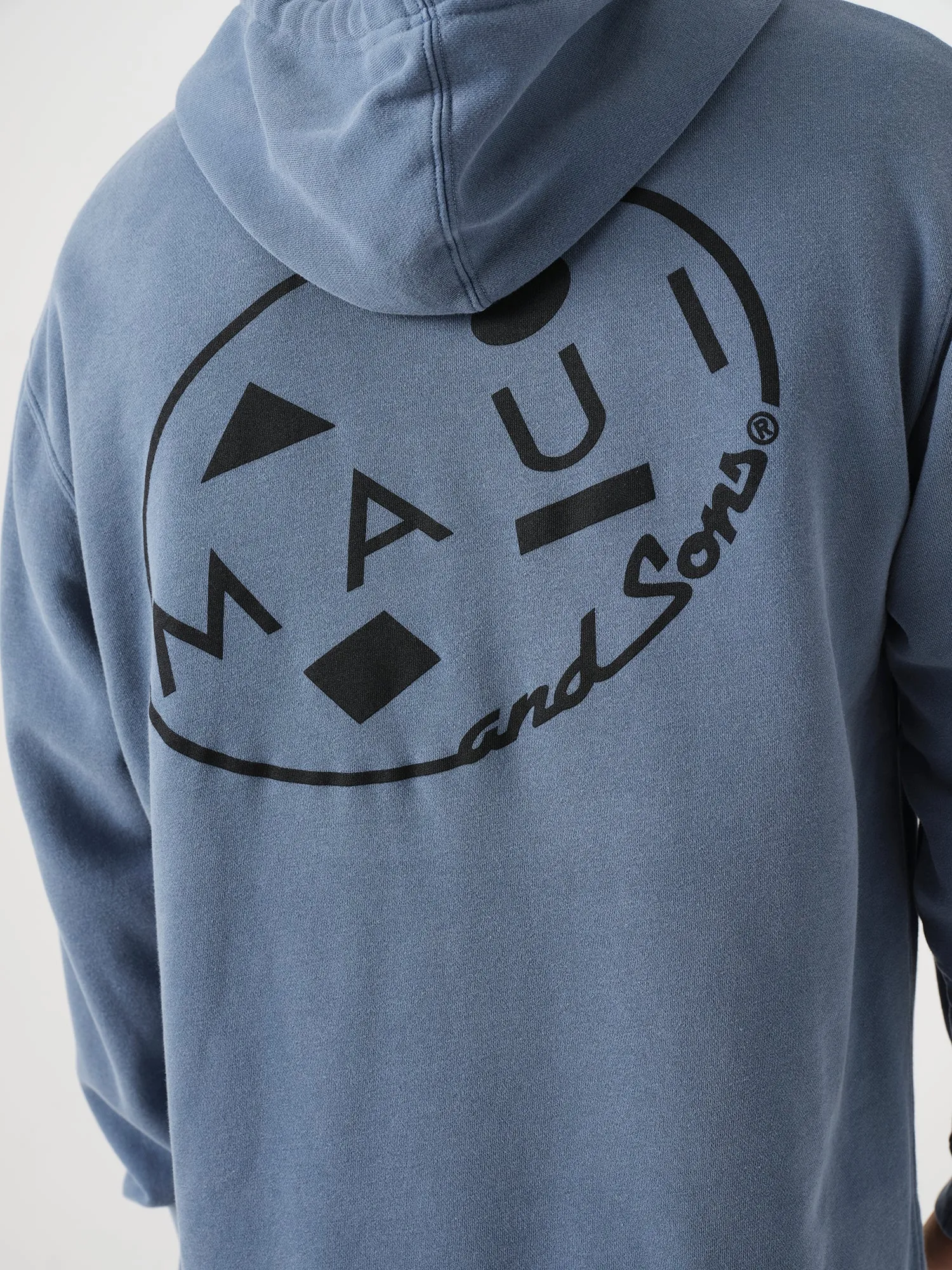 Retro Cookie Hoodie in Slate Blue sold by Maui and Sons product image thumbnail 4