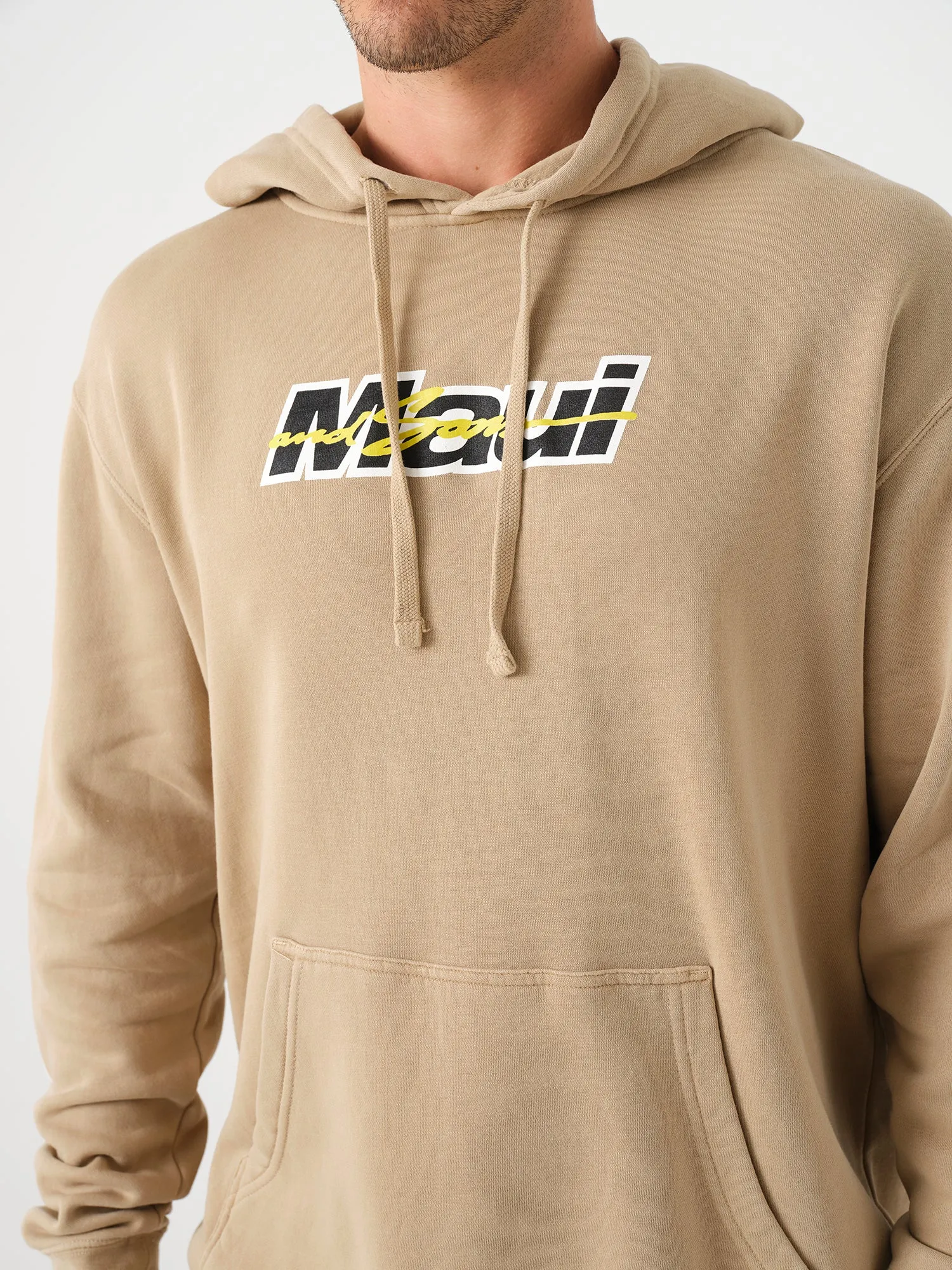 Speed Hoodie in Sand sold by Maui and Sons product image thumbnail 4