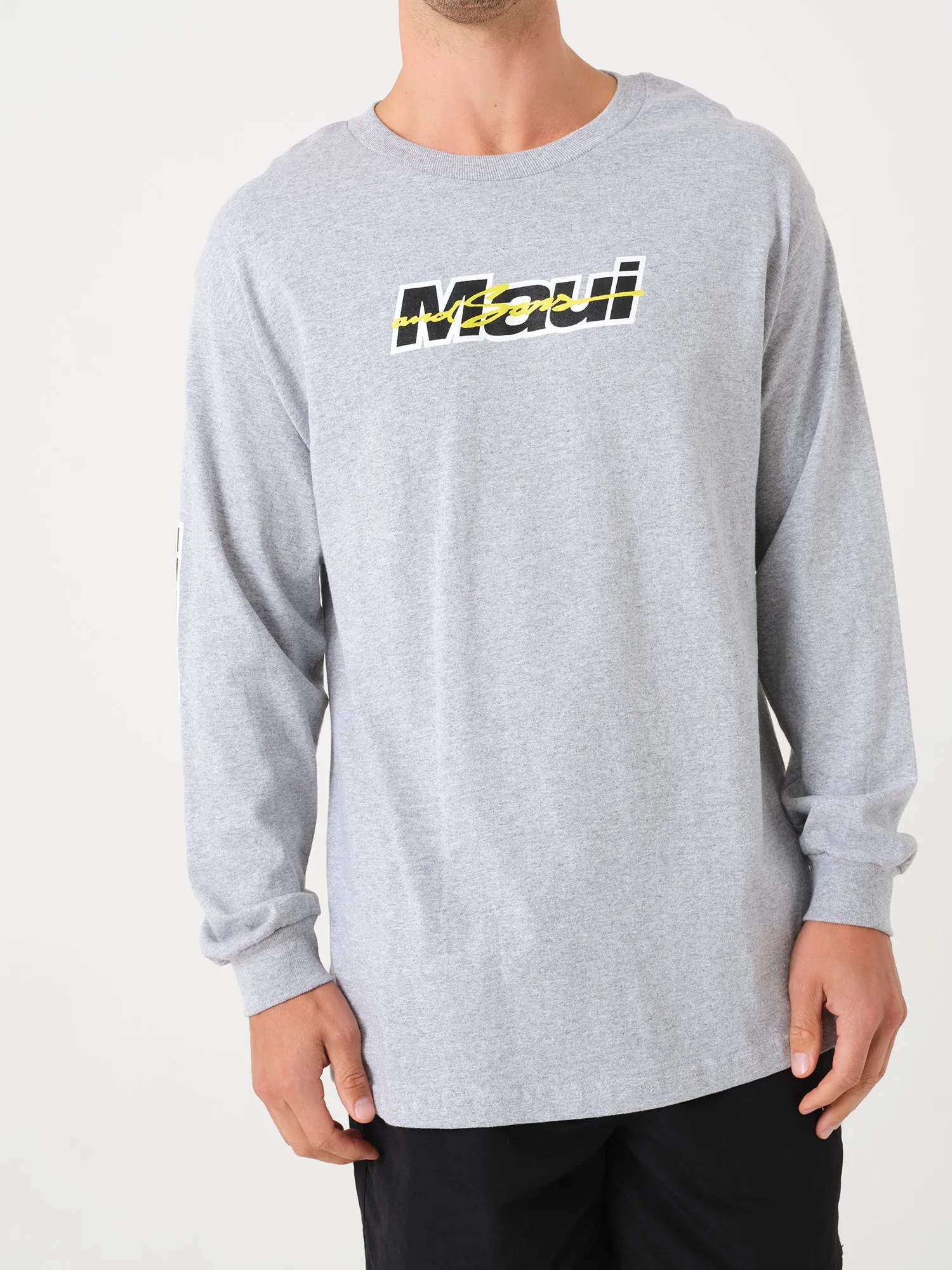 Speed Long Sleeve in Sport Gray sold by Maui and Sons