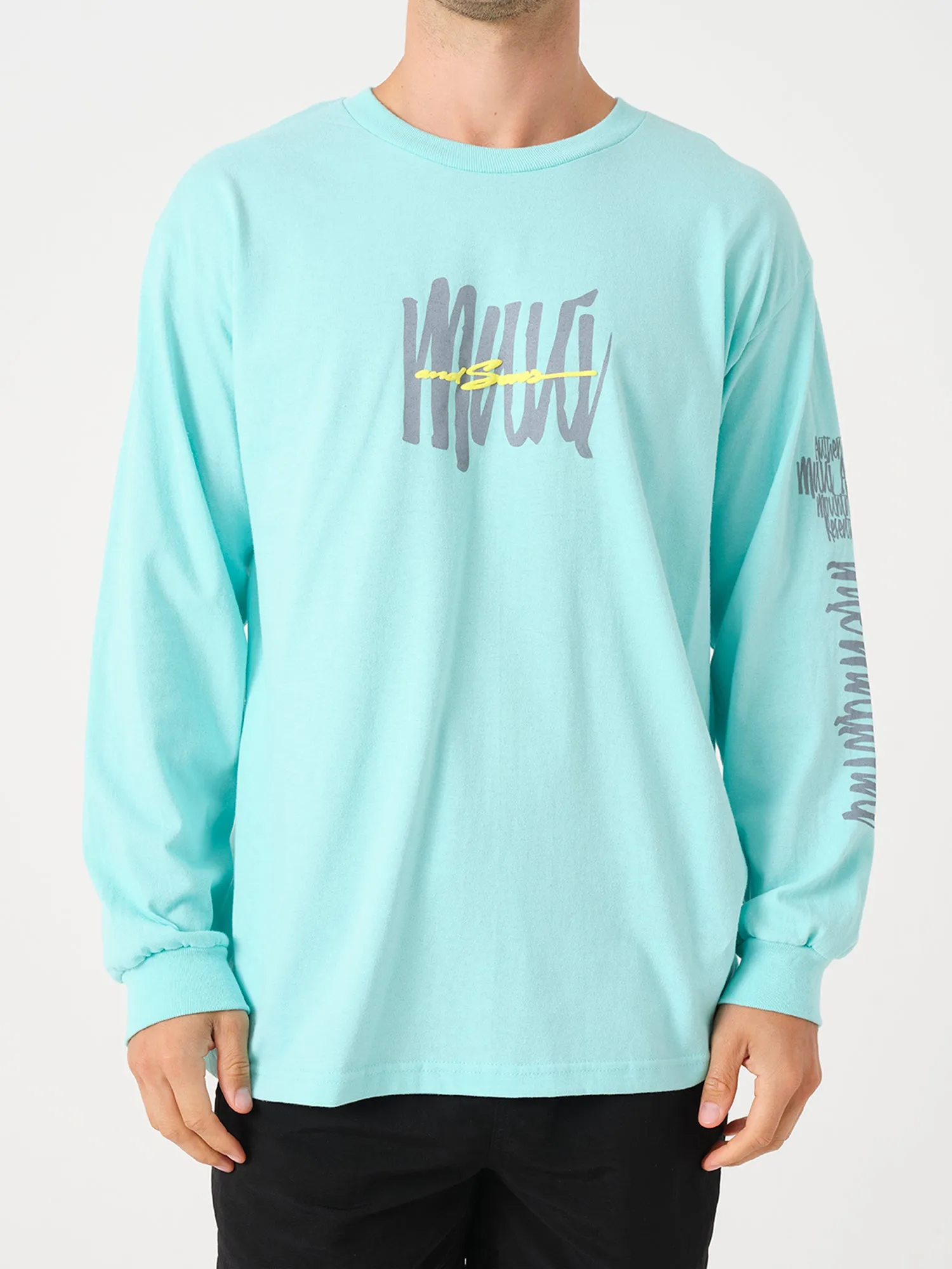 Mountain Edition Long Sleeve in Celadon sold by Maui and Sons
