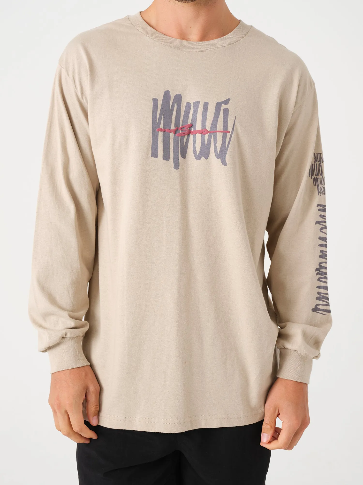 Mountain Edition Long Sleeve in Sand sold by Maui and Sons
