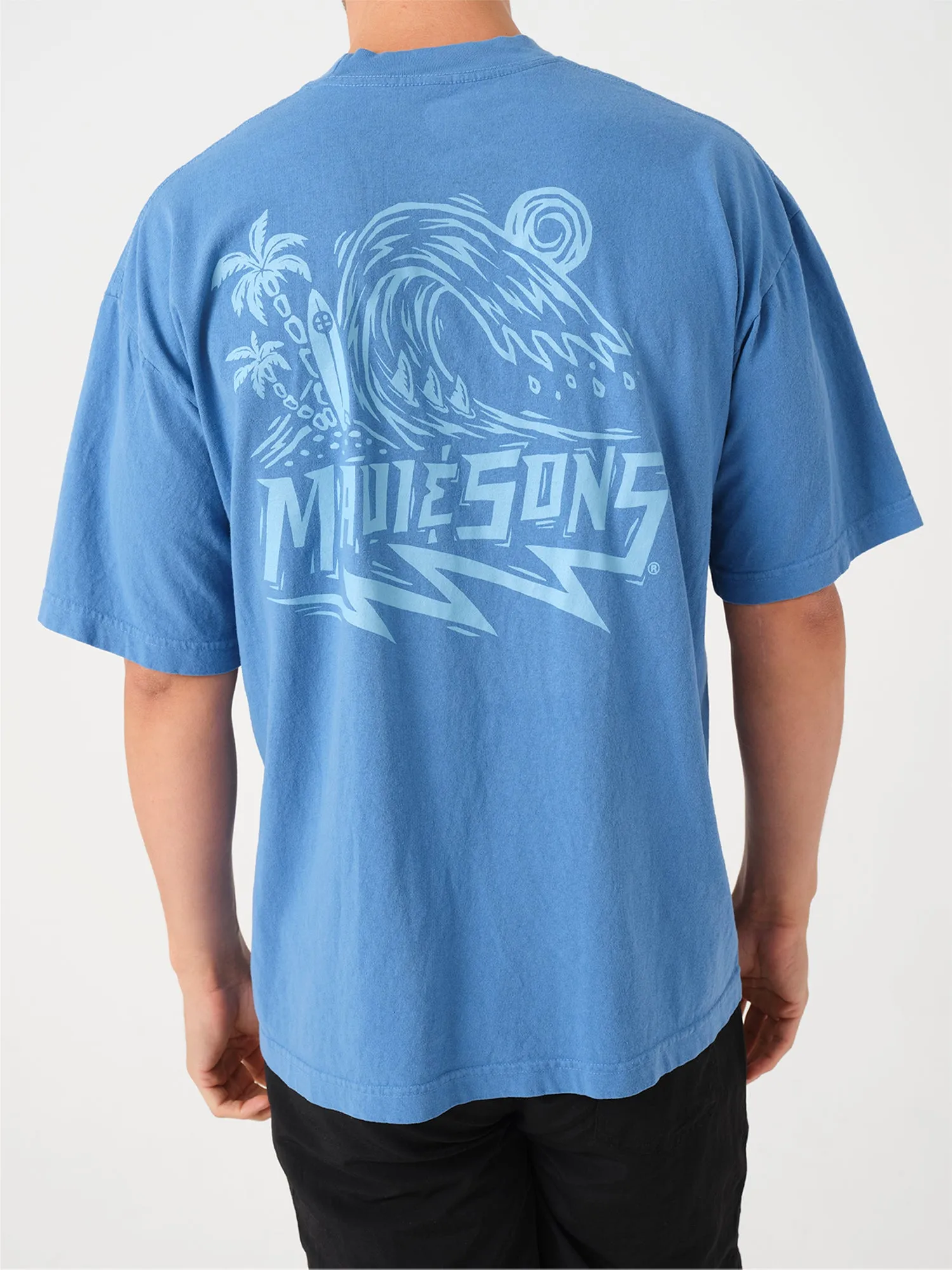 Shocker T-Shirt in Moon Blue sold by Maui and Sons product image thumbnail 2