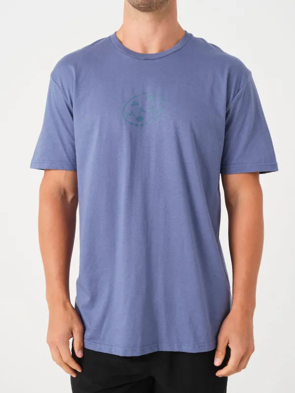 Retro Cookie T-Shirt in Blue sold by Maui and Sons