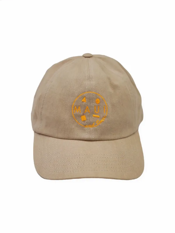 Neon Cookie Logo Hat in Natural sold by Maui and Sons
