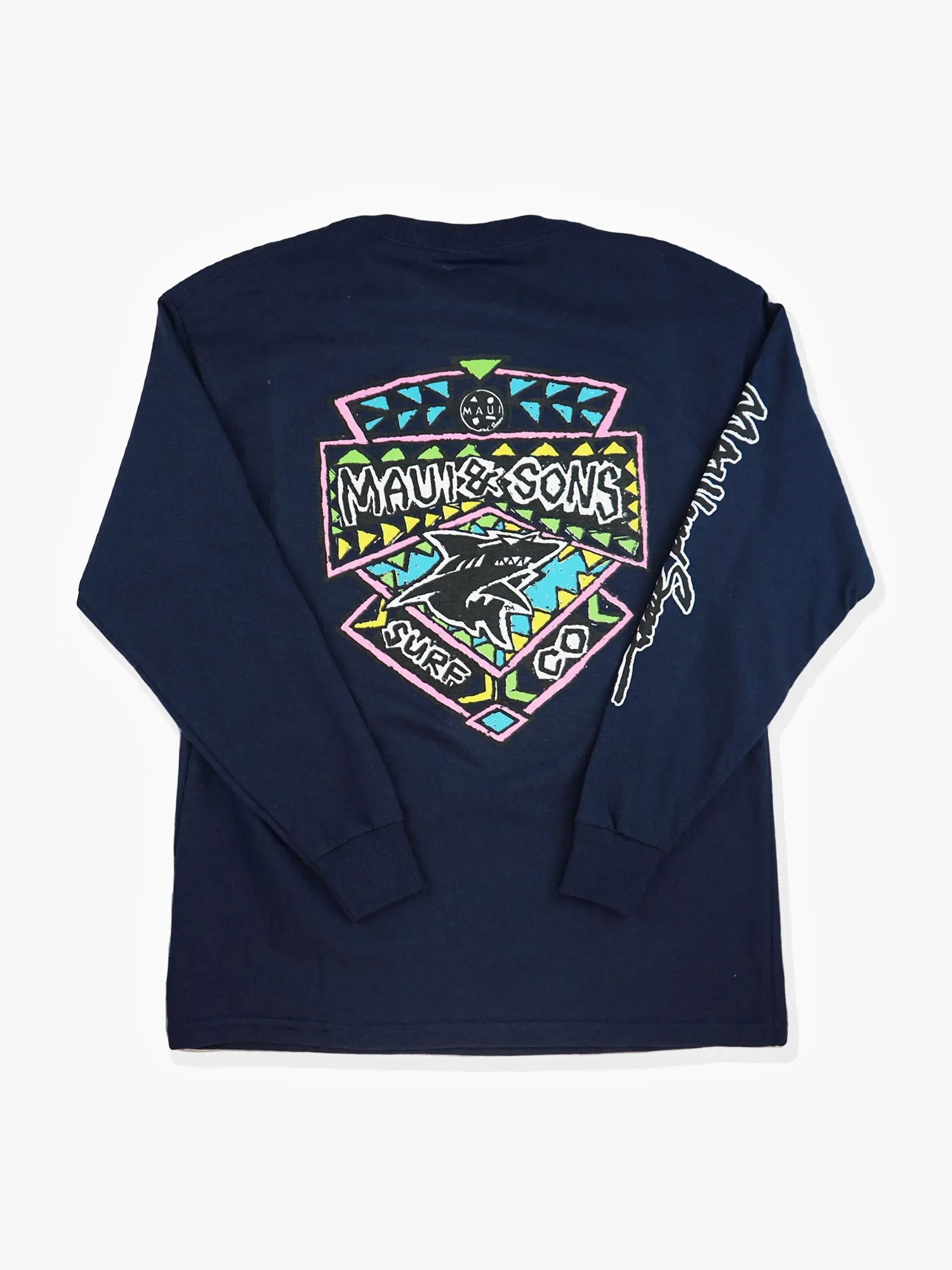 Boys Skagway Boys Long Sleeve in Navy sold by Maui and Sons product image thumbnail 2